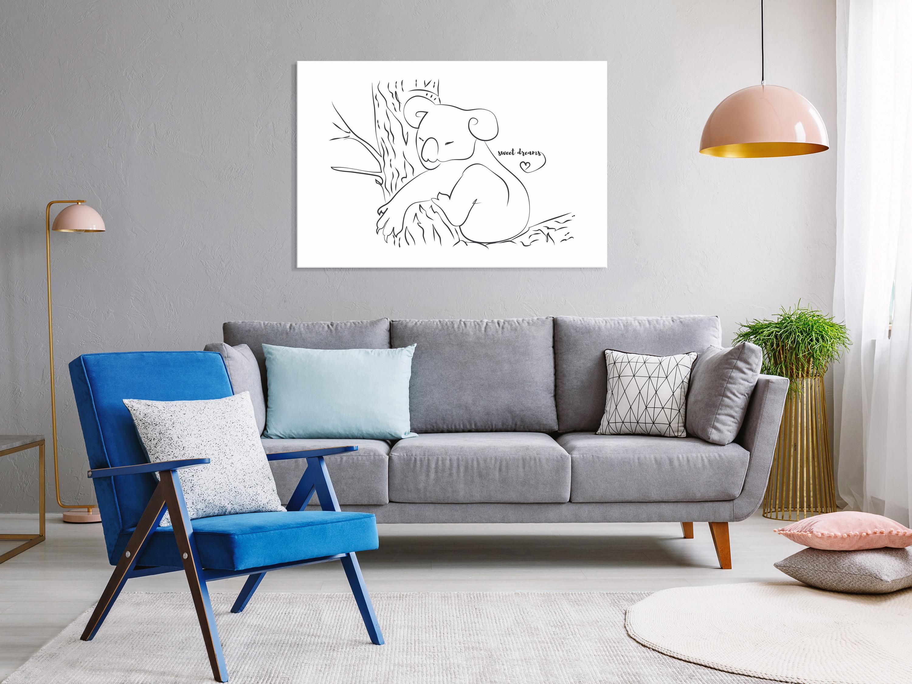 Billede - Sleepy Koala (1 Part) Wide - 30 x 20 cm - Premium Print