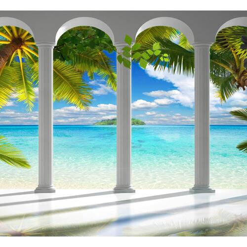 Fototapet - Sea behind Columns