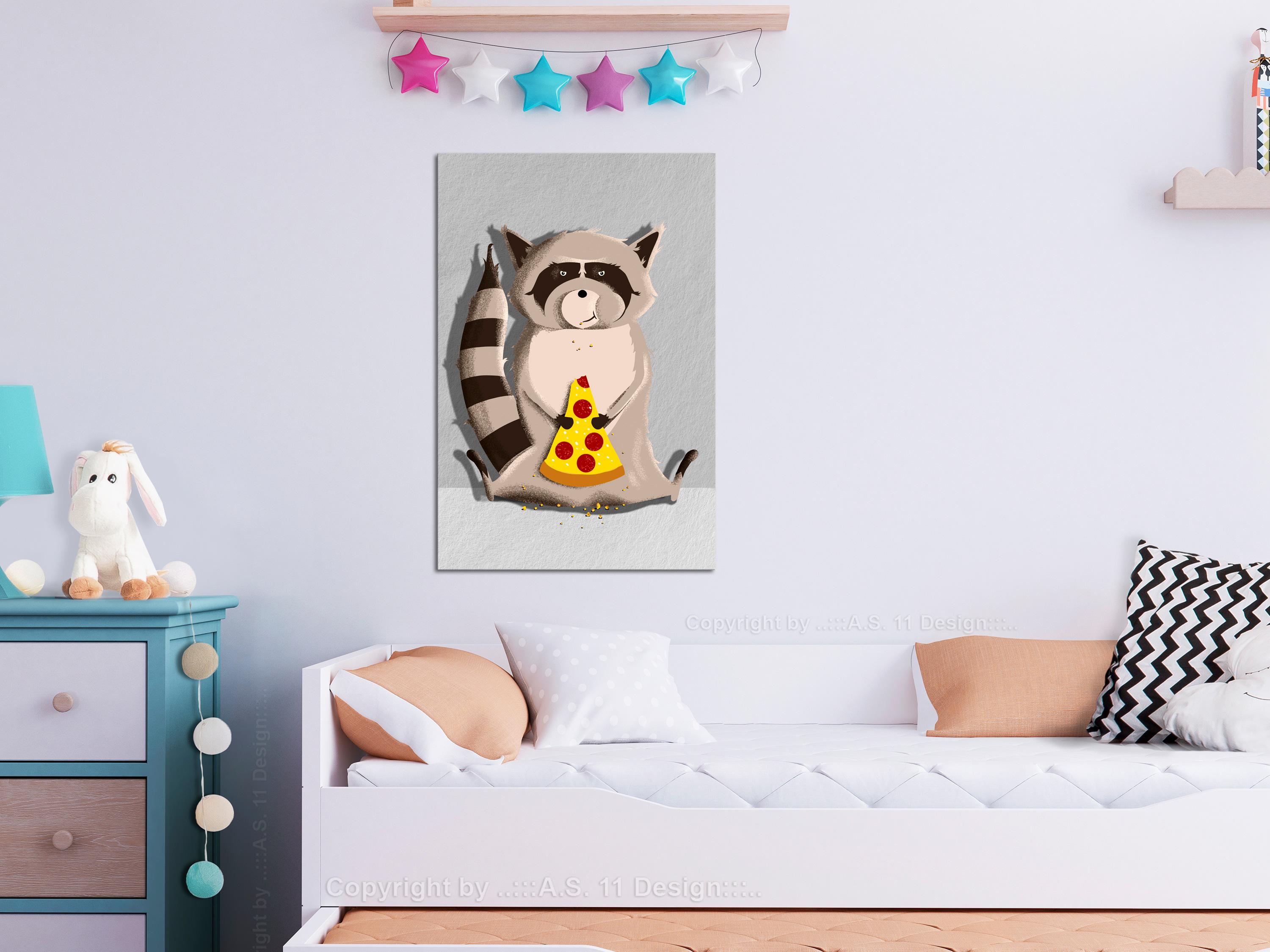 Billede - Gourmand Raccoon (1 Part) Vertical - 20 x 30 cm - Standard