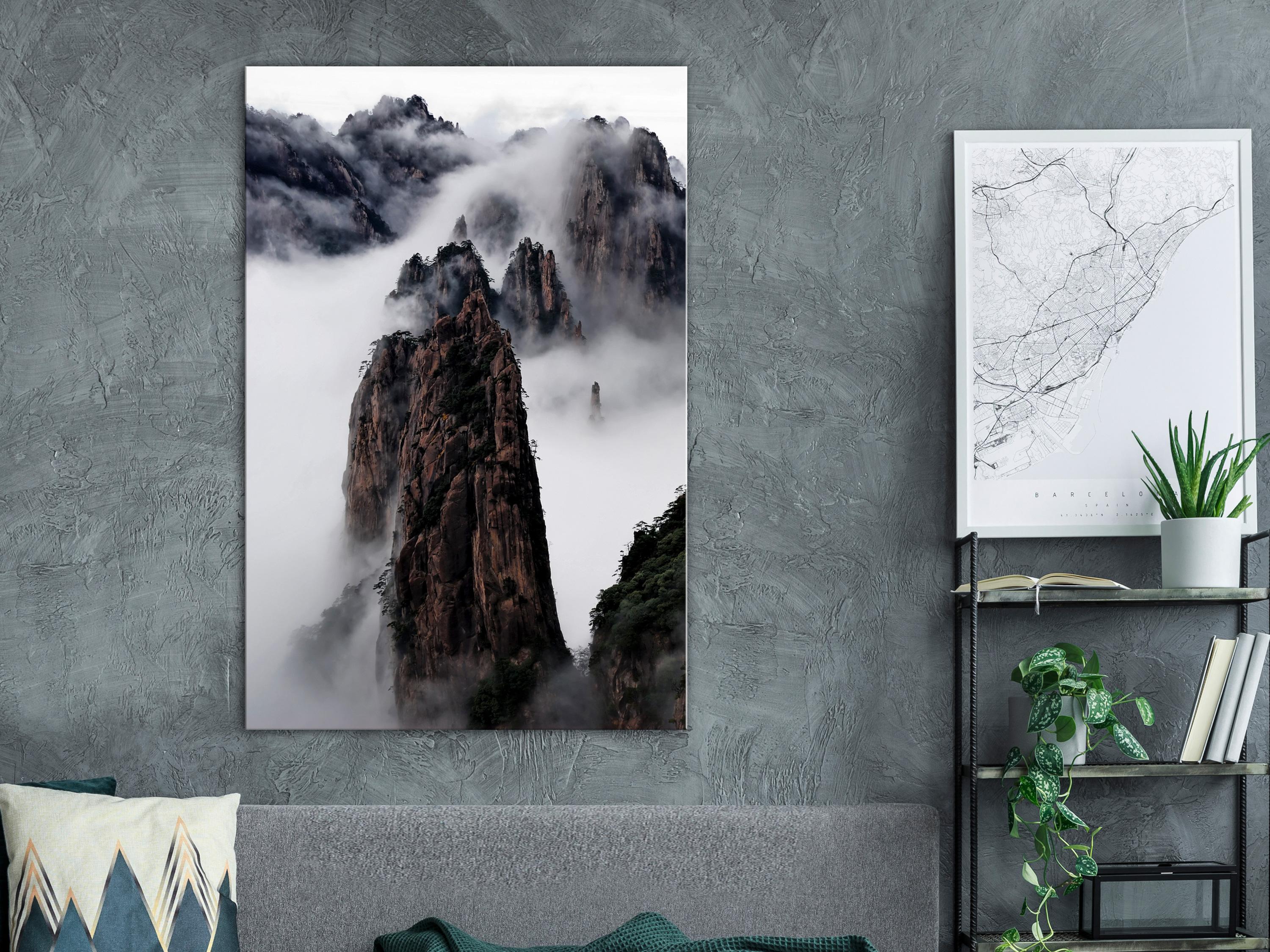 Billede - Rocks in the Clouds (1 Part) Vertical - 80 x 120 cm - Standard