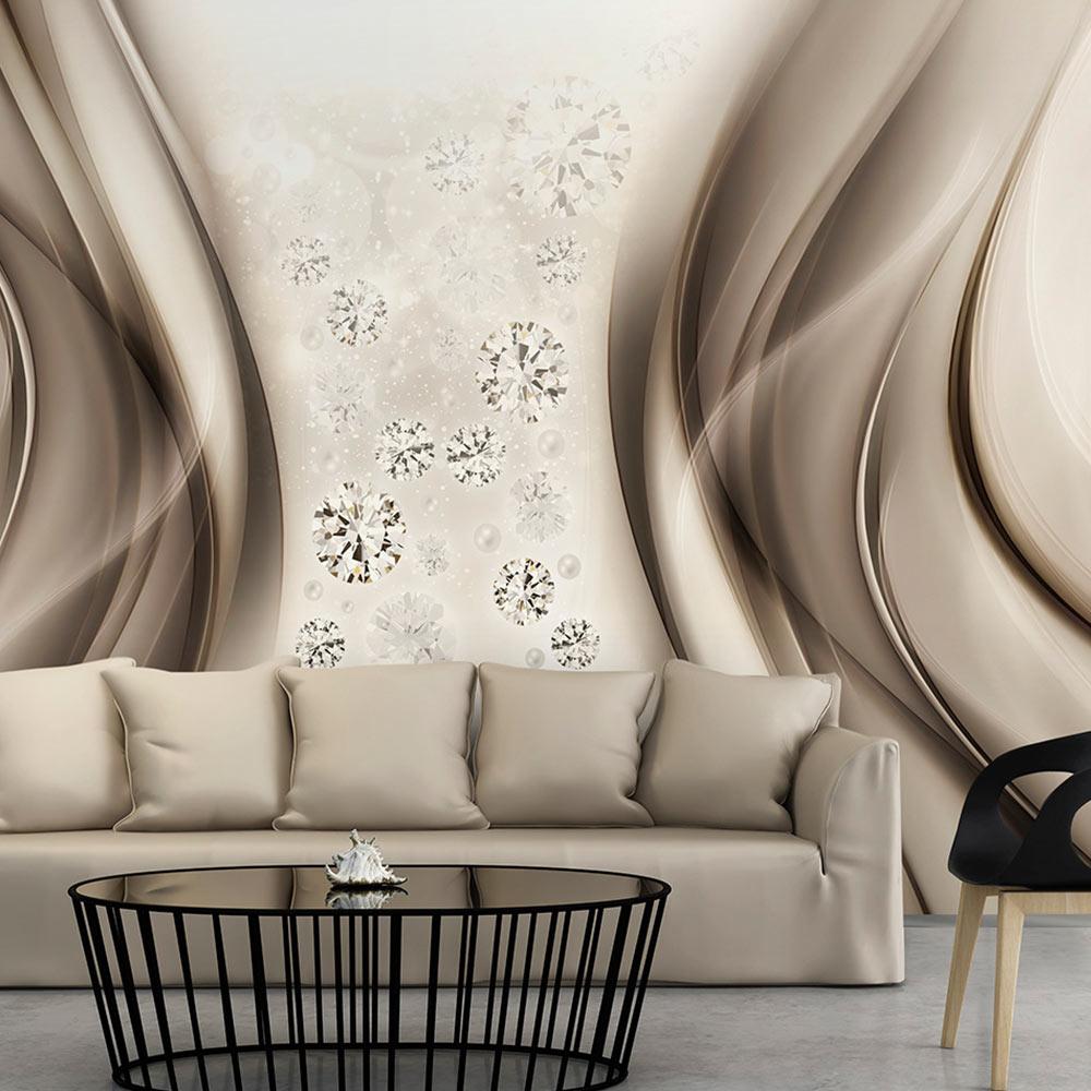 Fototapet - Diamond rain - 200 x 140 cm - Standard