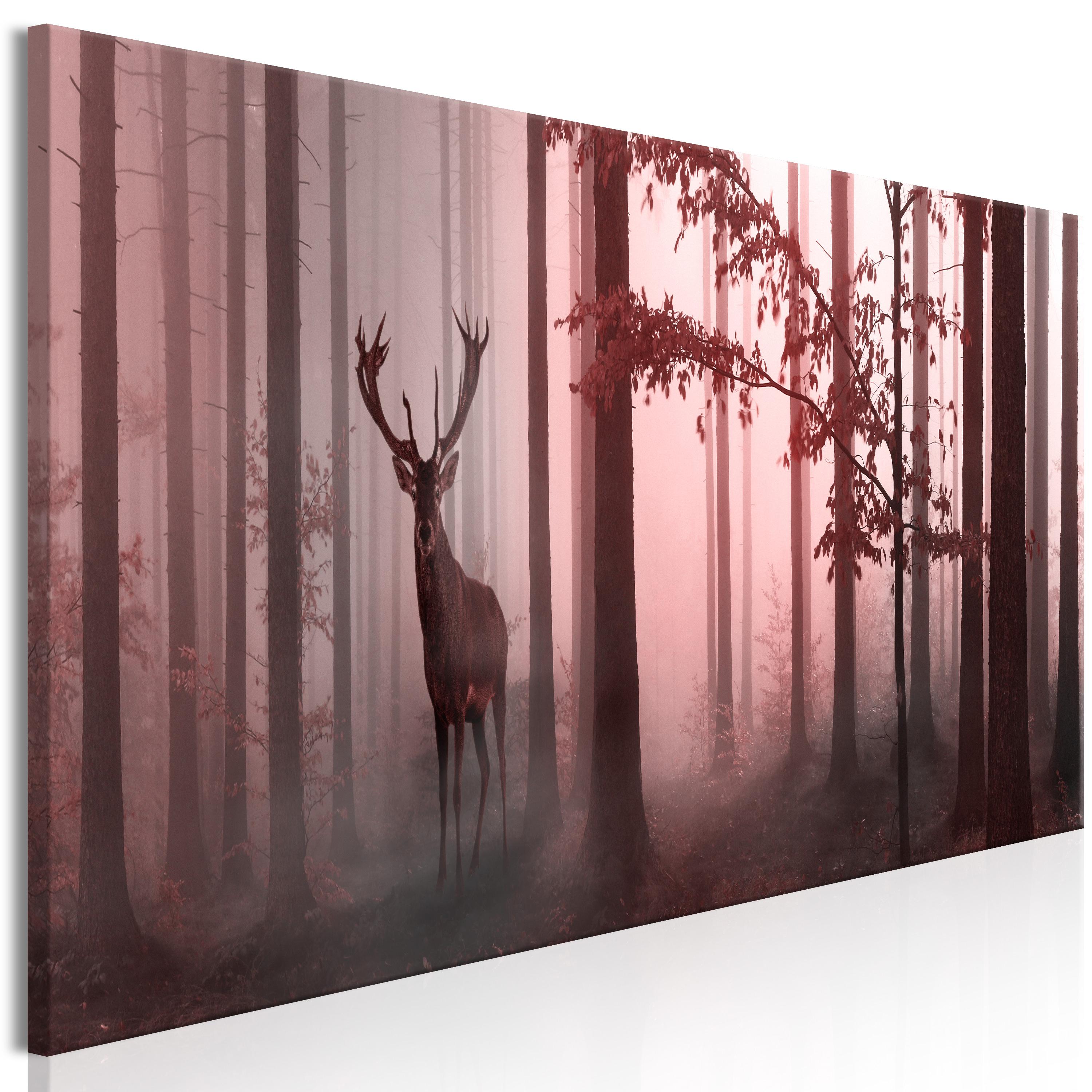 Billede - Morning (1 Part) Narrow Pink - 150 x 50 cm - Premium Print