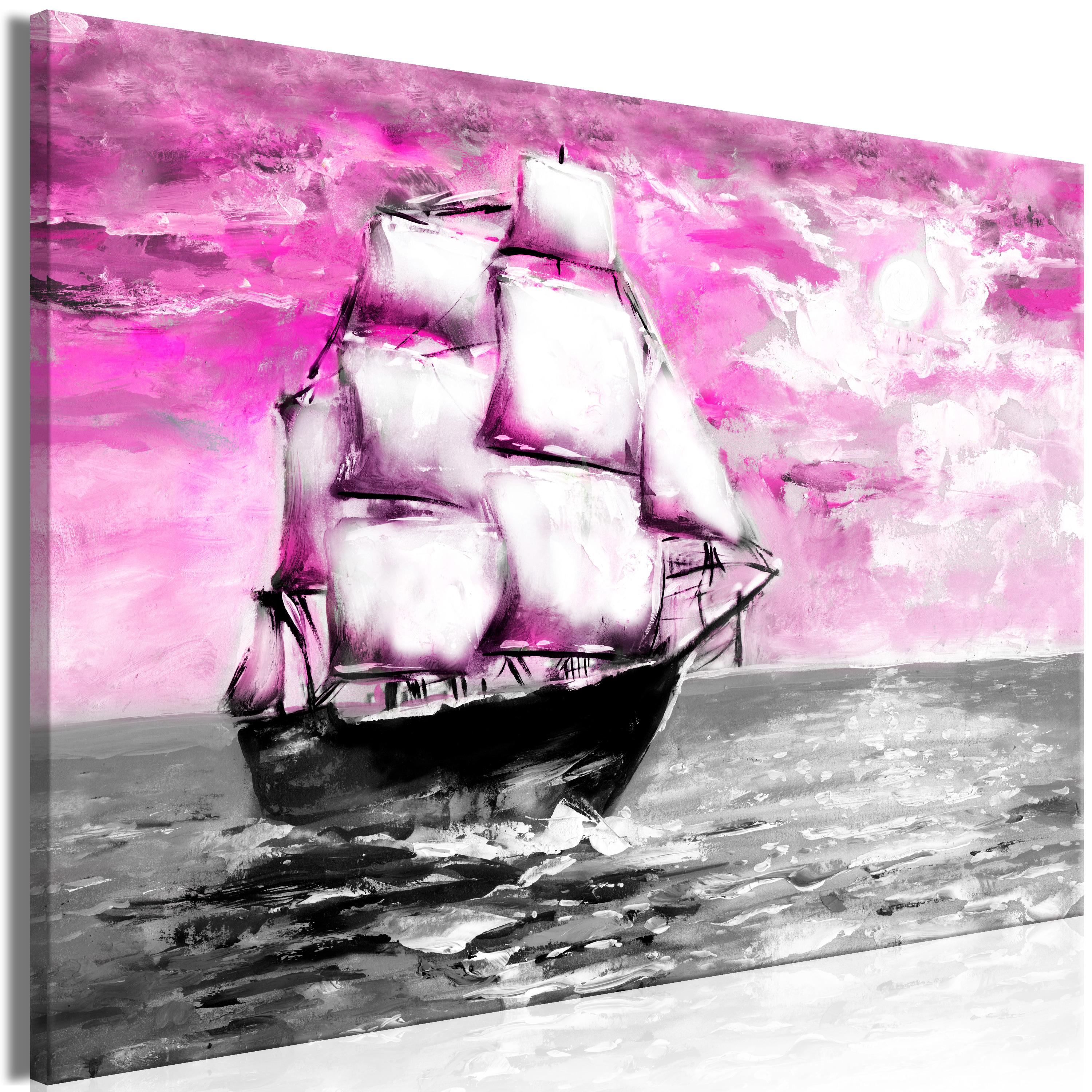 Billede - Spring Cruise (1 Part) Wide Pink - 30 x 20 cm - Premium Print