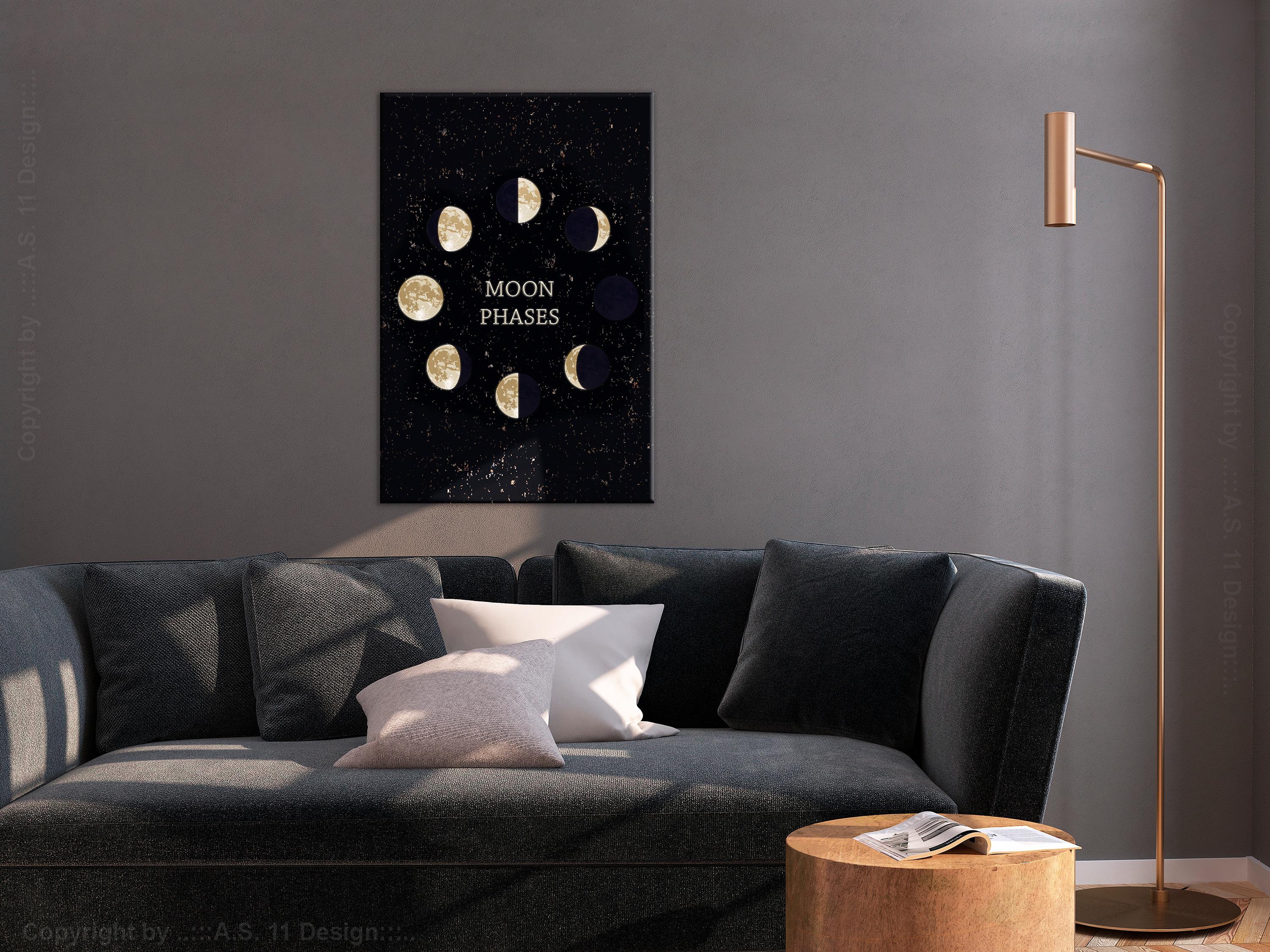 Billede - Lunar Cycle (1 Part) Vertical - 20 x 30 cm - Premium Print