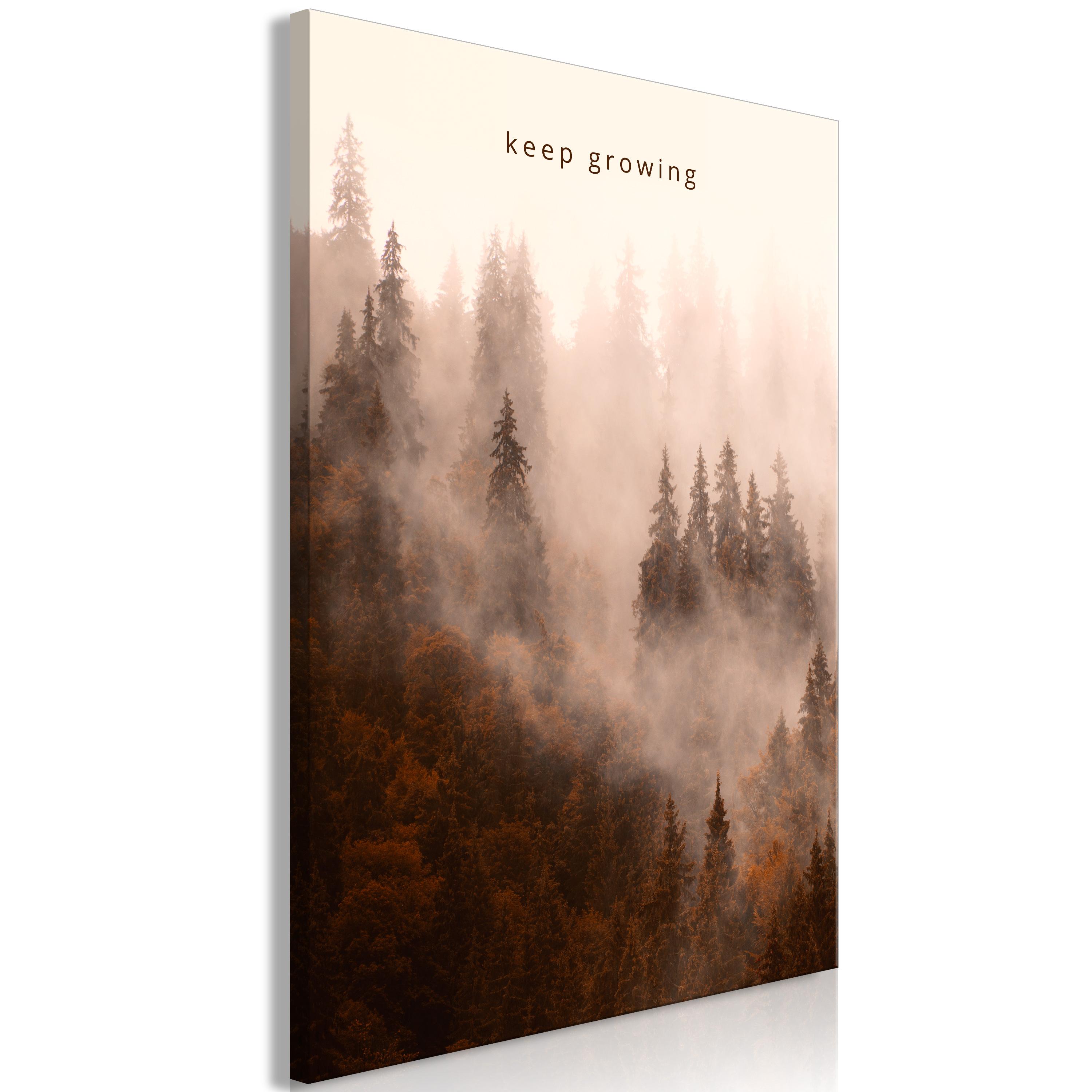 Billede - Keep Growing (1 Part) Vertical - 40 x 60 cm - Premium Print