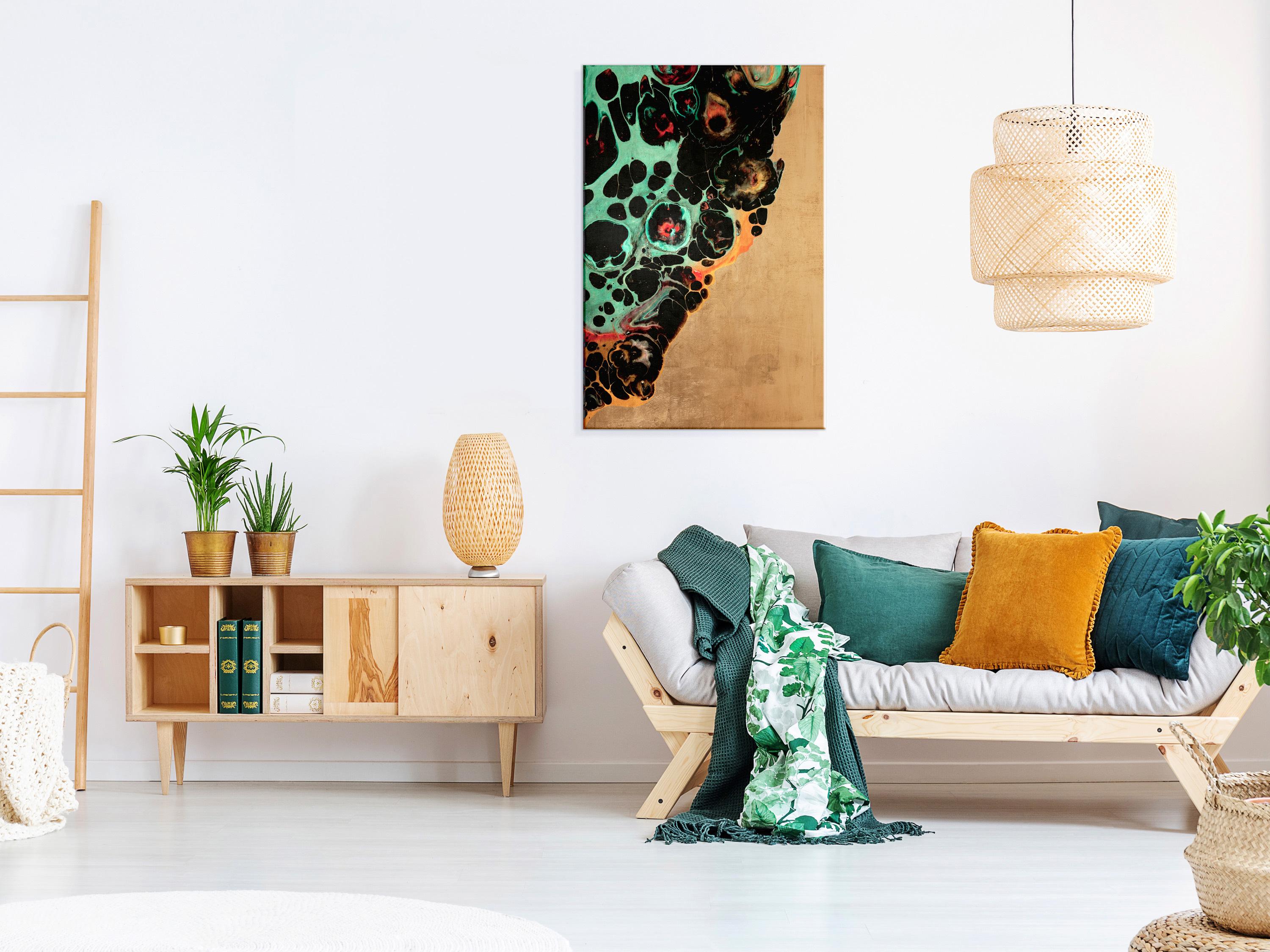 Billede - Mineral Structure (1 Part) Vertical - 60 x 90 cm - Premium Print