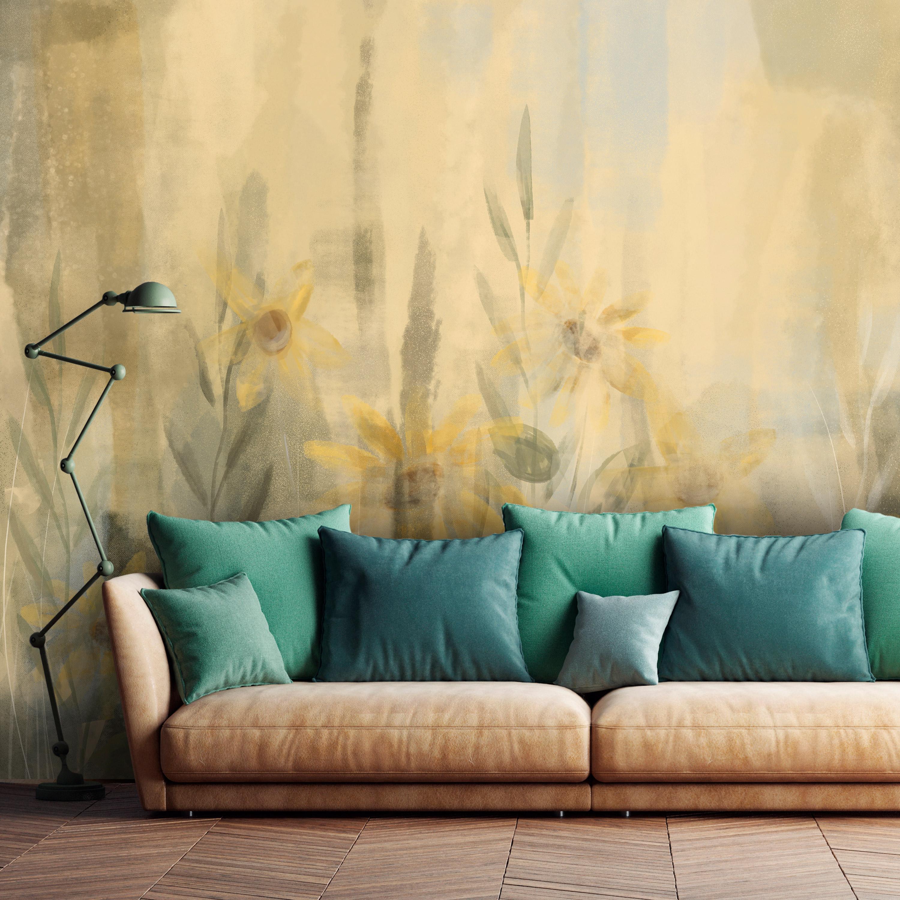 Fototapet - Brush of Summer - First Variant - 196 x 140 cm - Selvklæbende