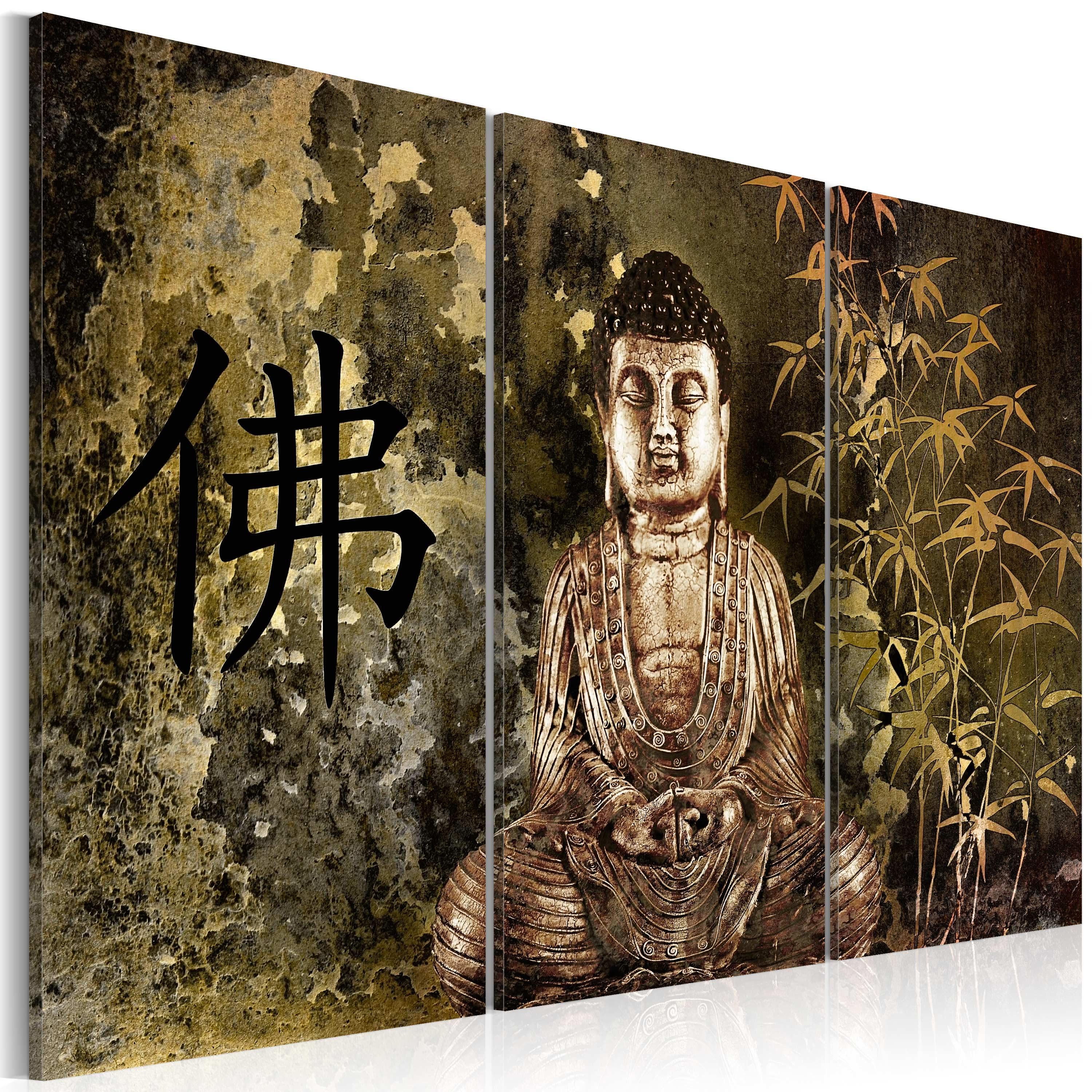 Billede - Buddha statue - 90 x 60 cm - Standard