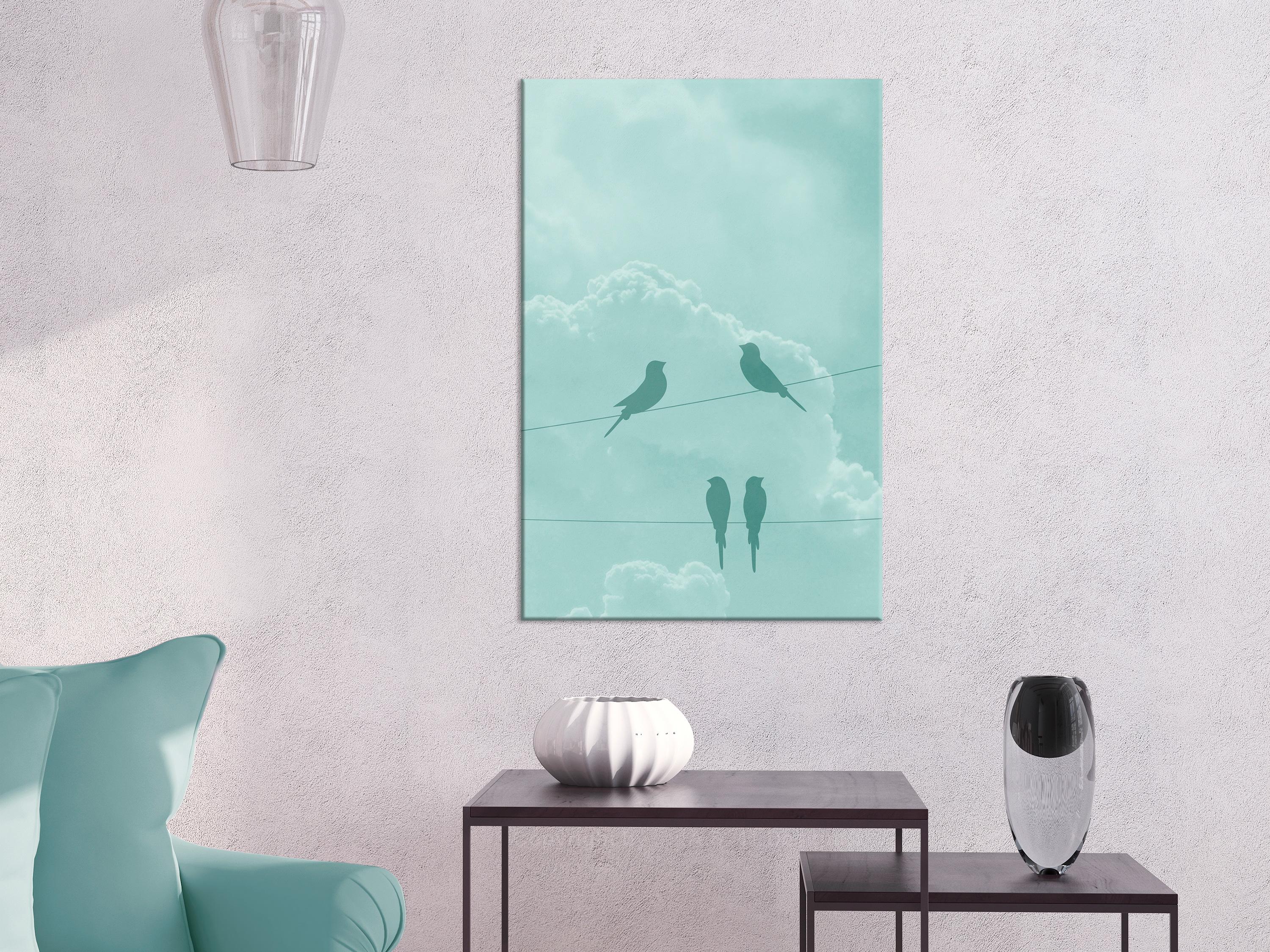 Billede - Celadon Sky (1 Part) Vertical - 40 x 60 cm - Premium Print