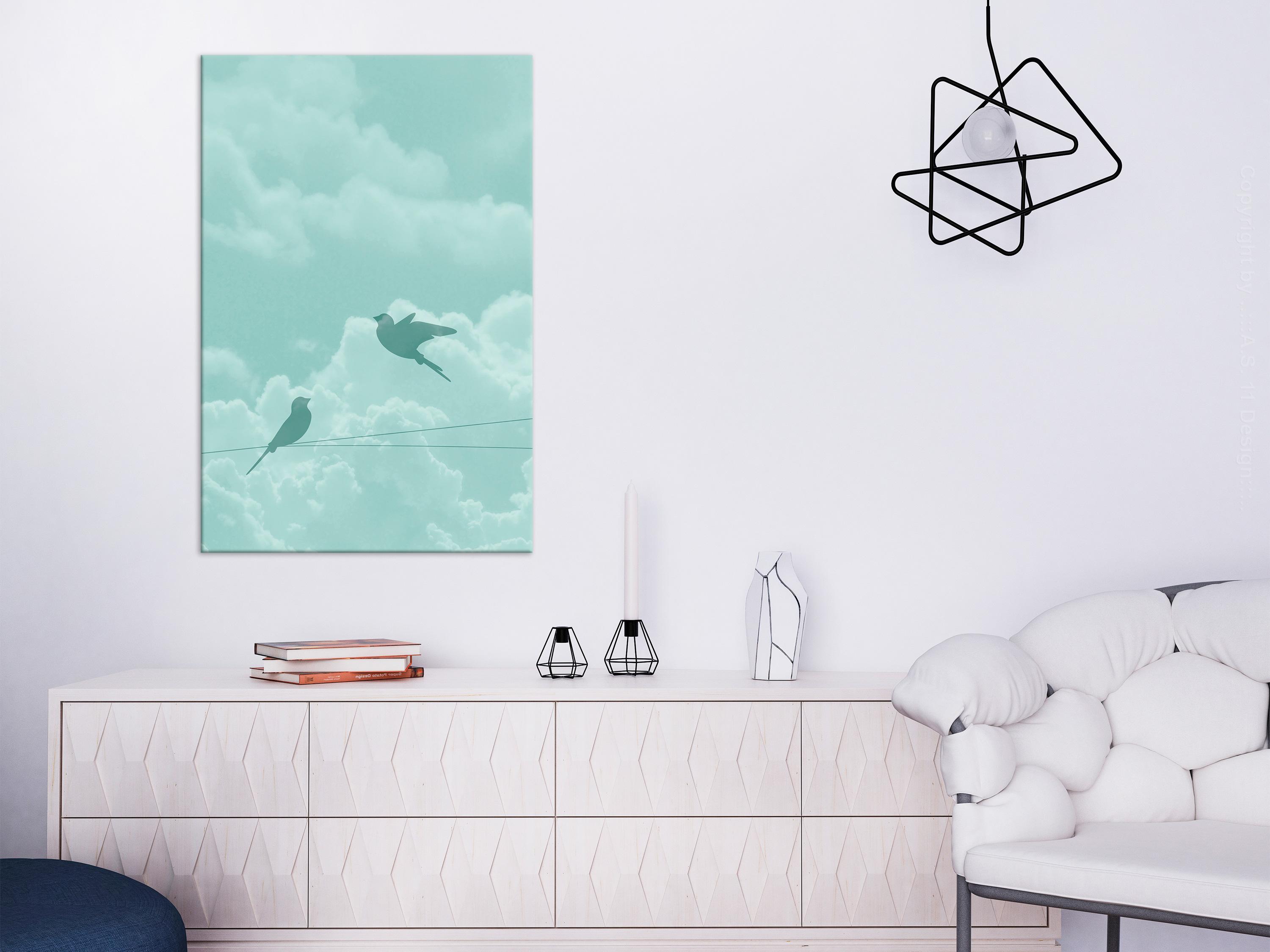 Billede - Shadow of Flight (1 Part) Vertical - 60 x 90 cm - Premium Print