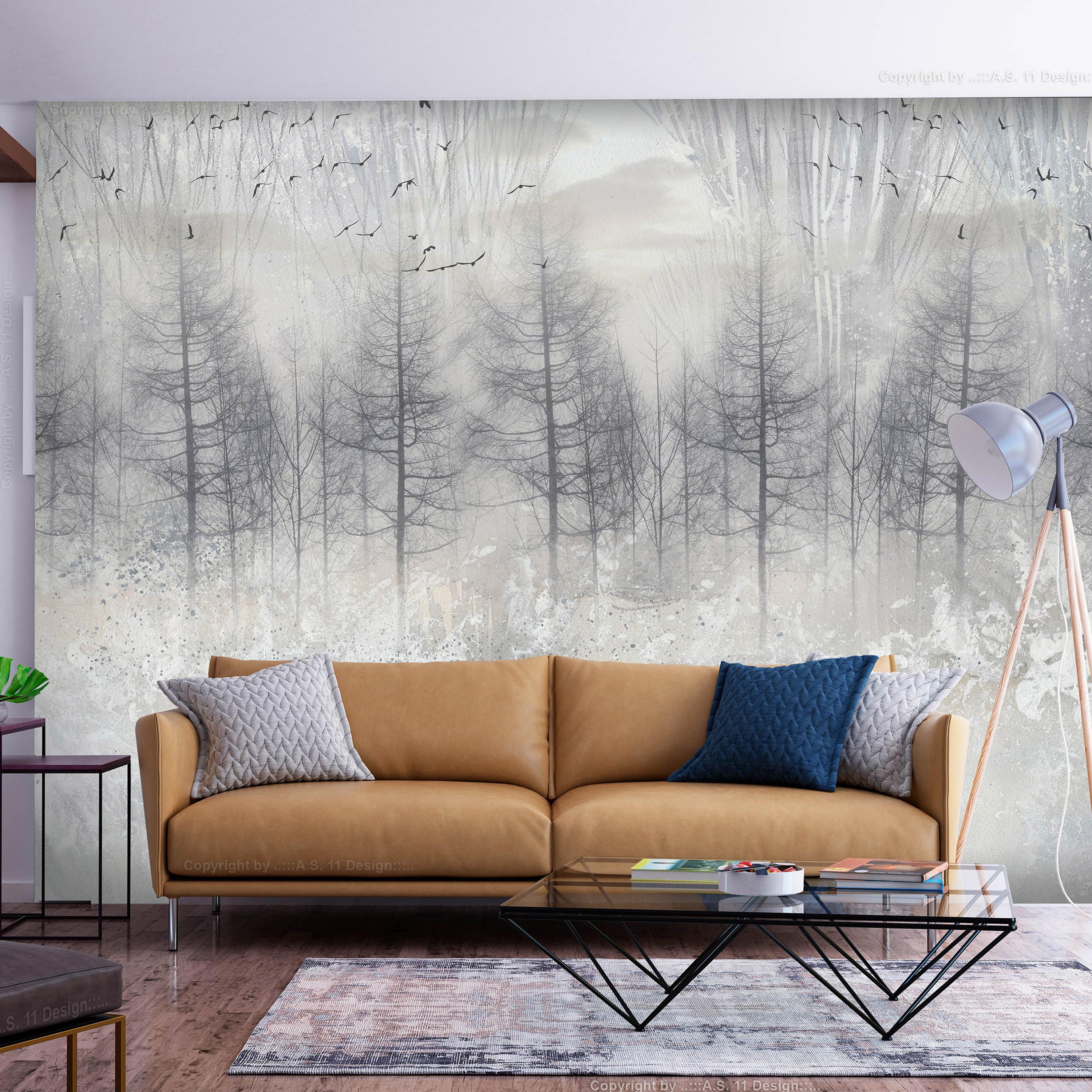 Fototapet - Cold Winter - 196 x 140 cm - Selvklæbende