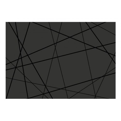 Fototapet med geometrisk mønster - Mørk krydsning