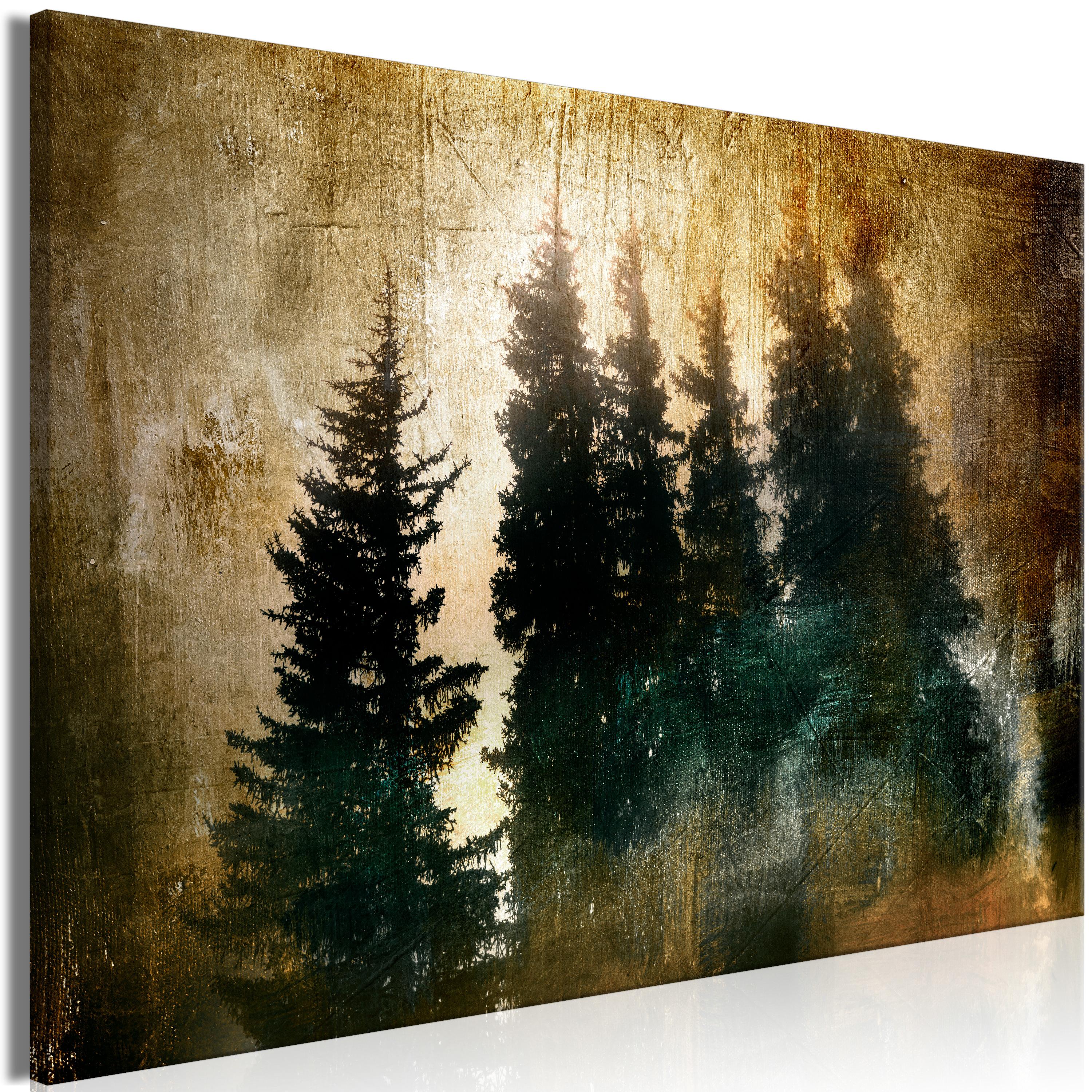 Billede - Stately Spruces (1 Part) Wide - 120 x 80 cm - Standard
