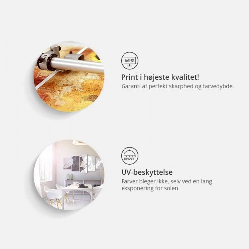 Abstrakt billede på lærred Immobility lodret