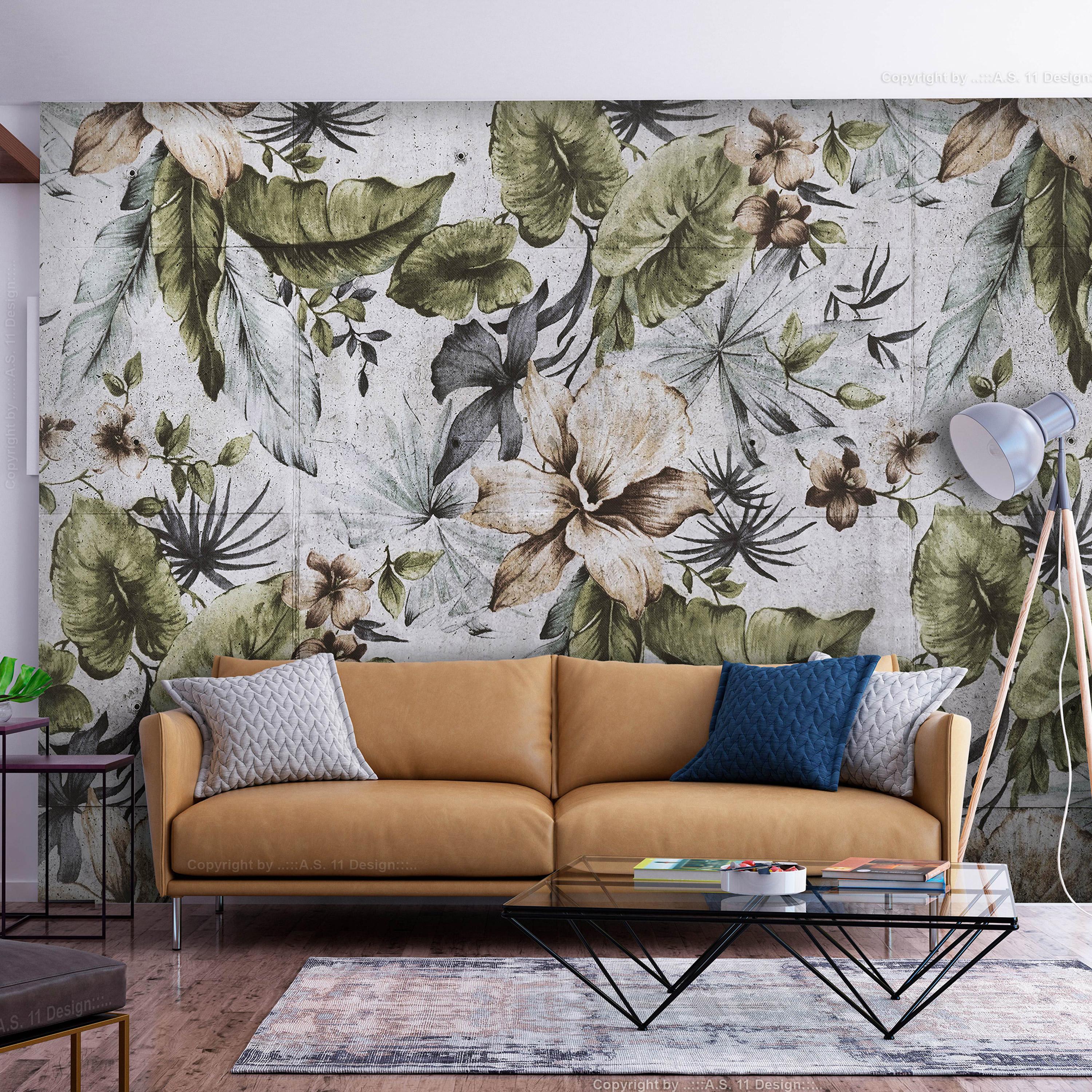 Fototapet - Vegetation of the City - Second Variant - 196 x 140 cm - Selvklæbende
