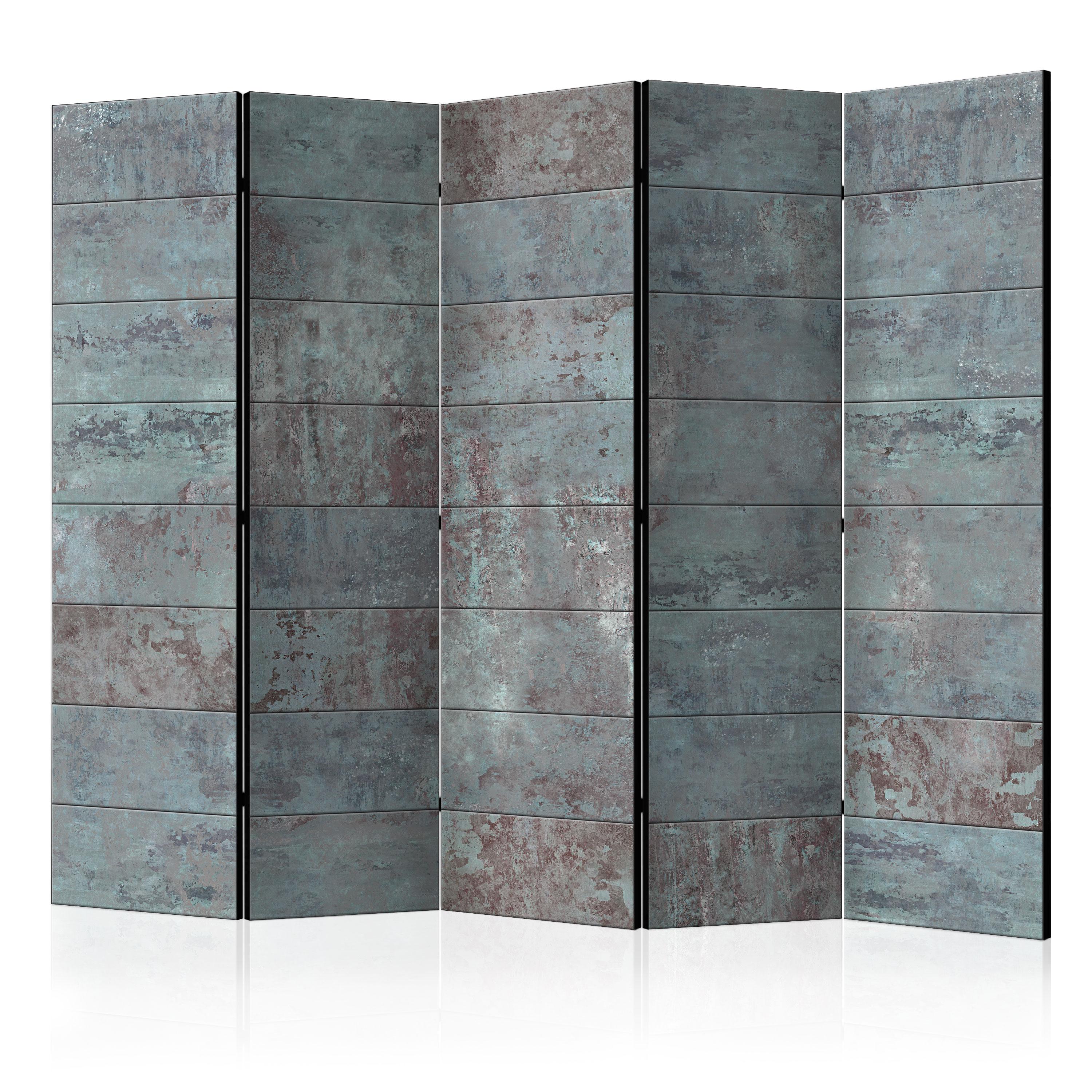 Skærmvæg - Turquoise Concrete II
