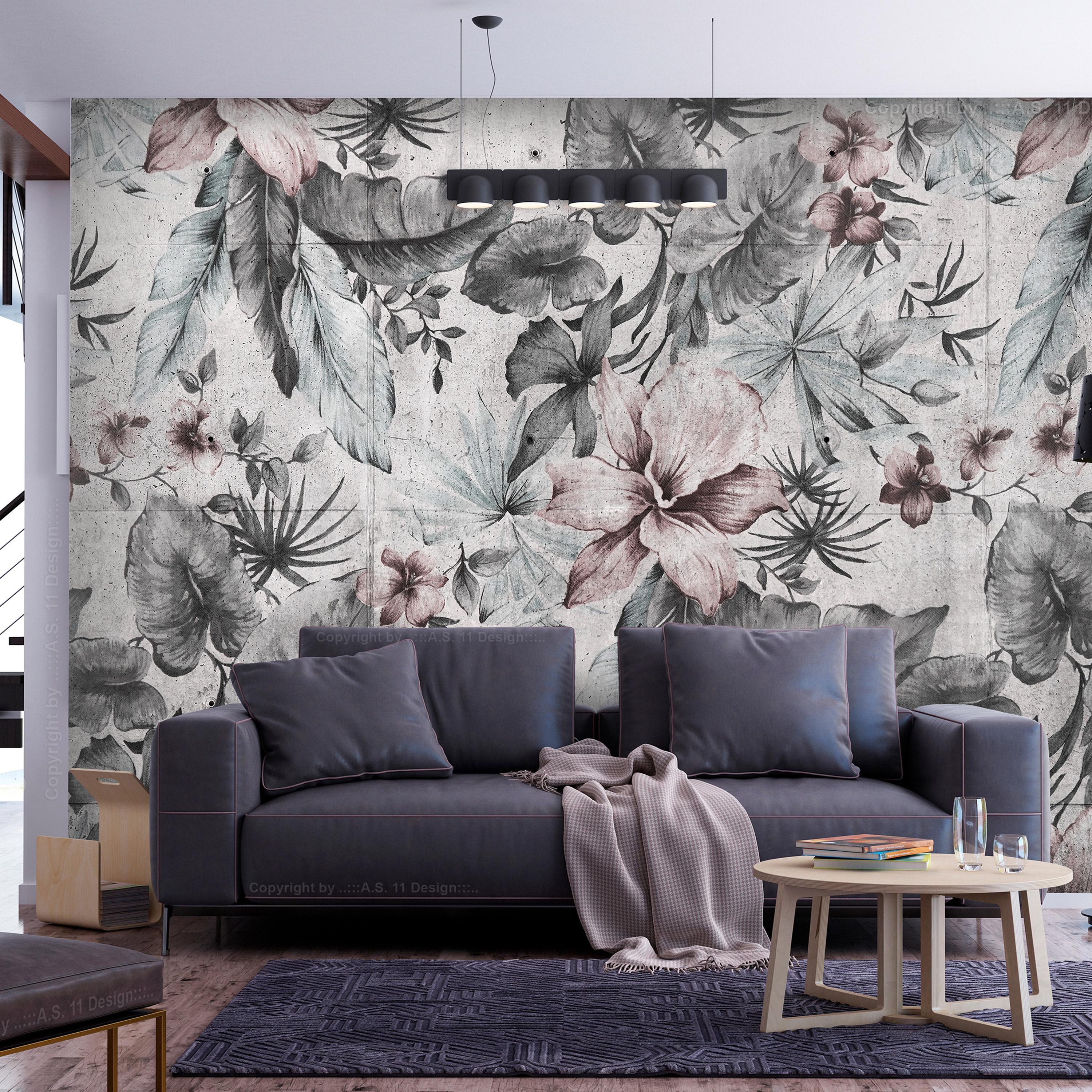 Fototapet - Vegetation of the City - Third Variant - 147 x 105 cm - Selvklæbende