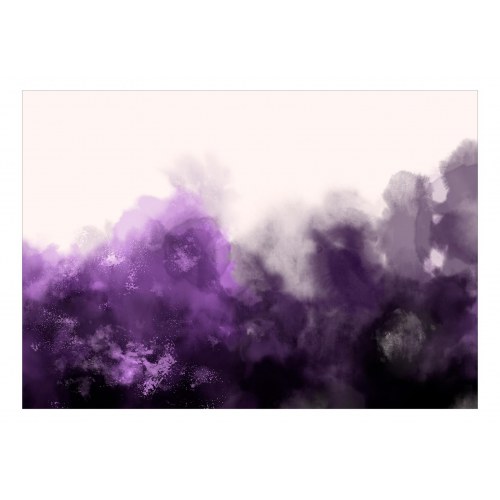 Fototapet Watercolour Variation Violet - abstrakt akvarel fototapet