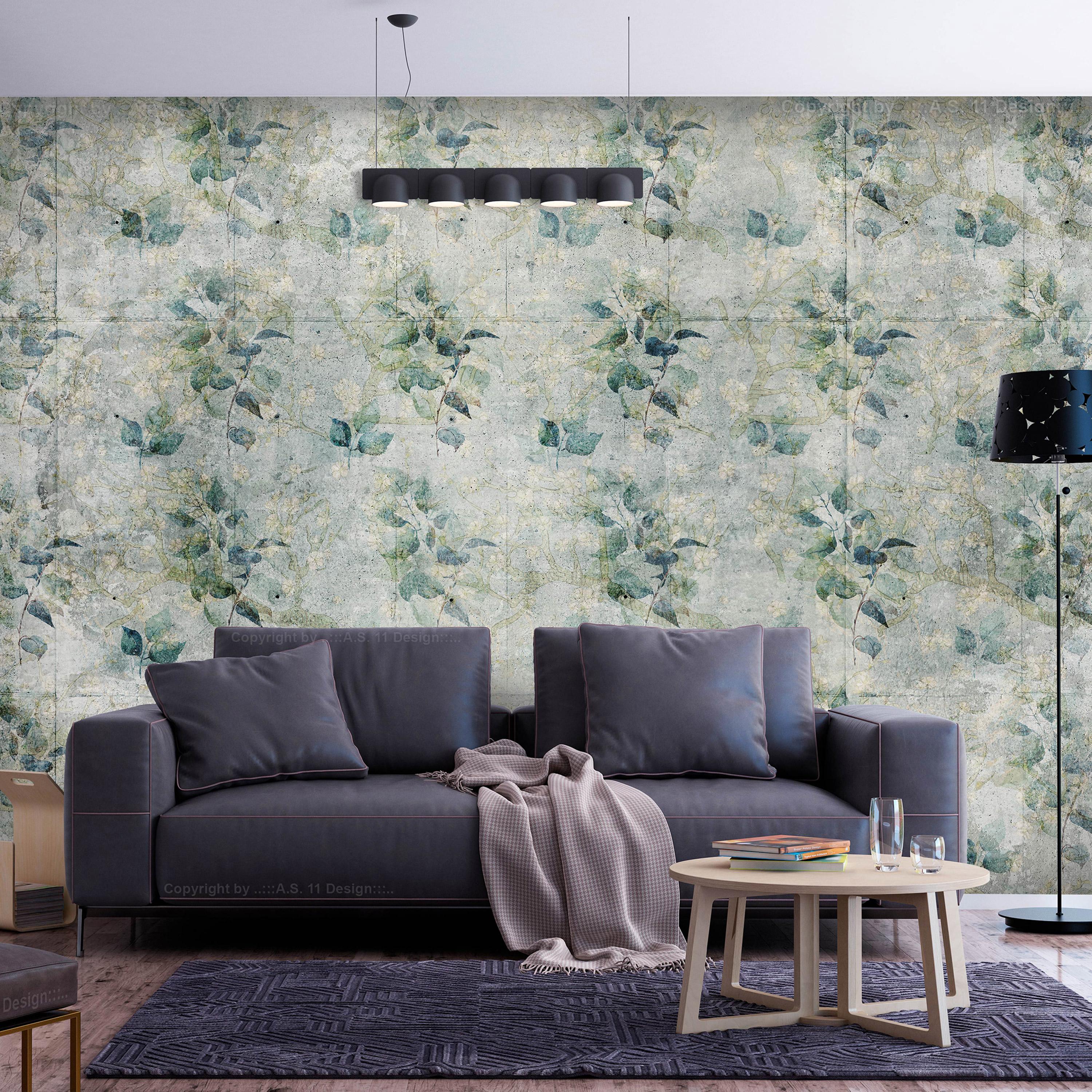Fototapet - Shades of Mint - 196 x 140 cm - Selvklæbende