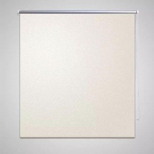 Mørklægningsrullegardin 124,4×230 cm - stofbredde 120 cm, offwhite