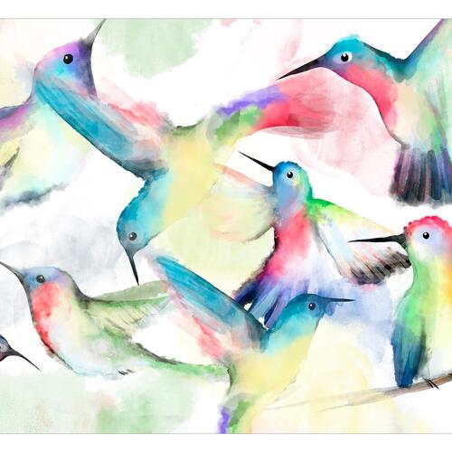 Fototapet - Watercolor Birds