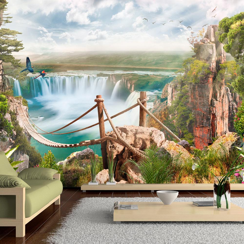 Fototapet - Hidden Paradise - 196 x 140 cm - Selvklæbende