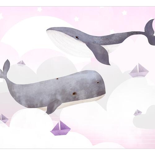 Fototapet - Dream Of Whales - Second Variant