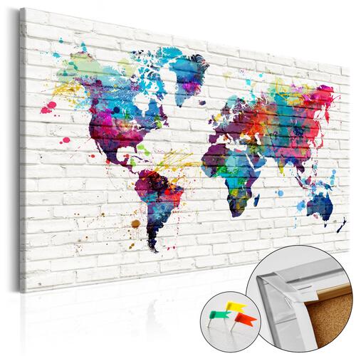 Billede på kork - Walls of the World