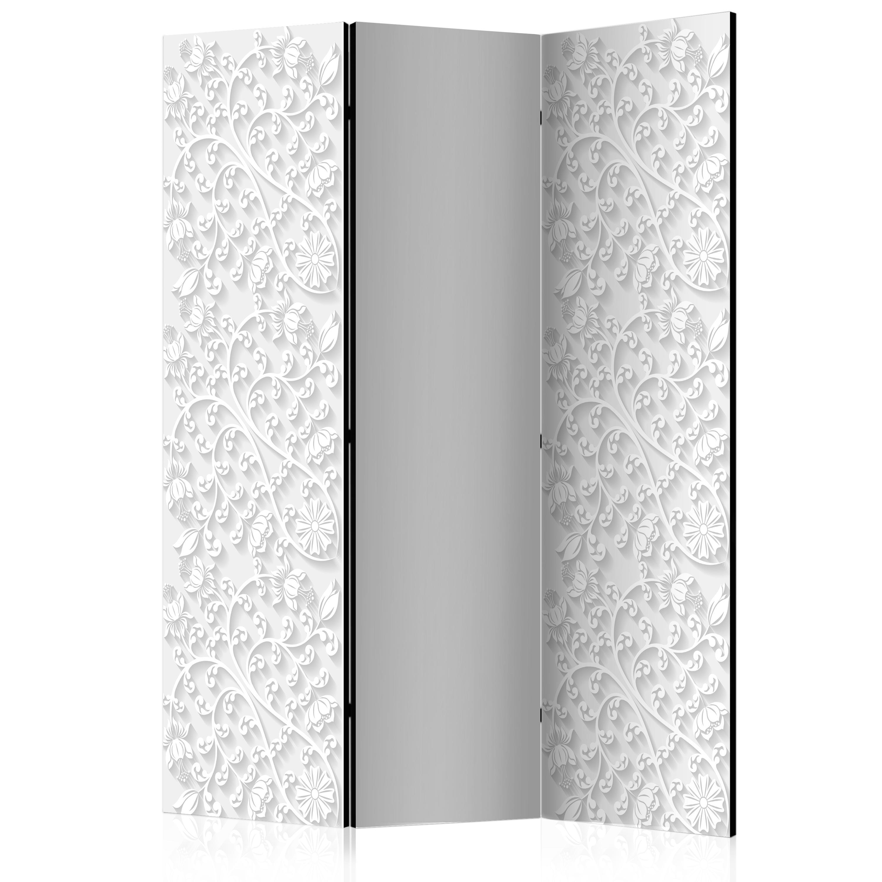 Skærmvæg - Room divider  Floral pattern I - 135 x 172 cm - Dobbeltsiddet