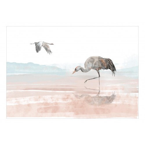 Fototapet - Cranes Over the Water
