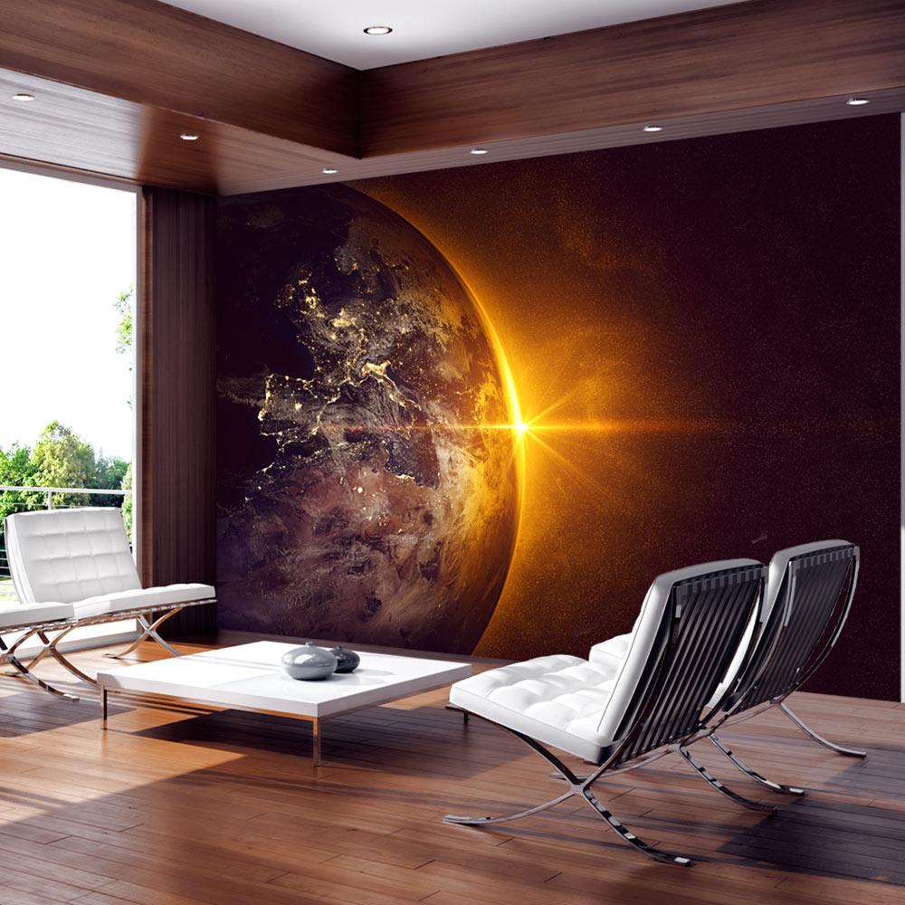 Fototapet - Golden Earth - 350 x 245 cm - Premium