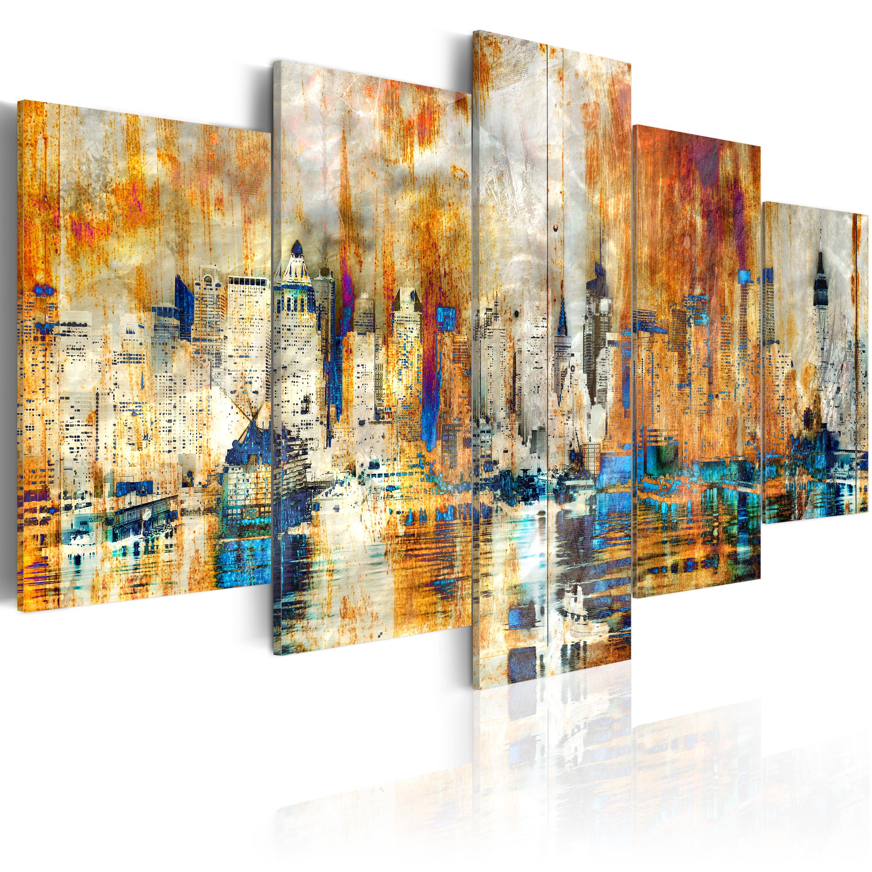 Billede - Memory of the City - 225 x 112.5 cm - Premium Print
