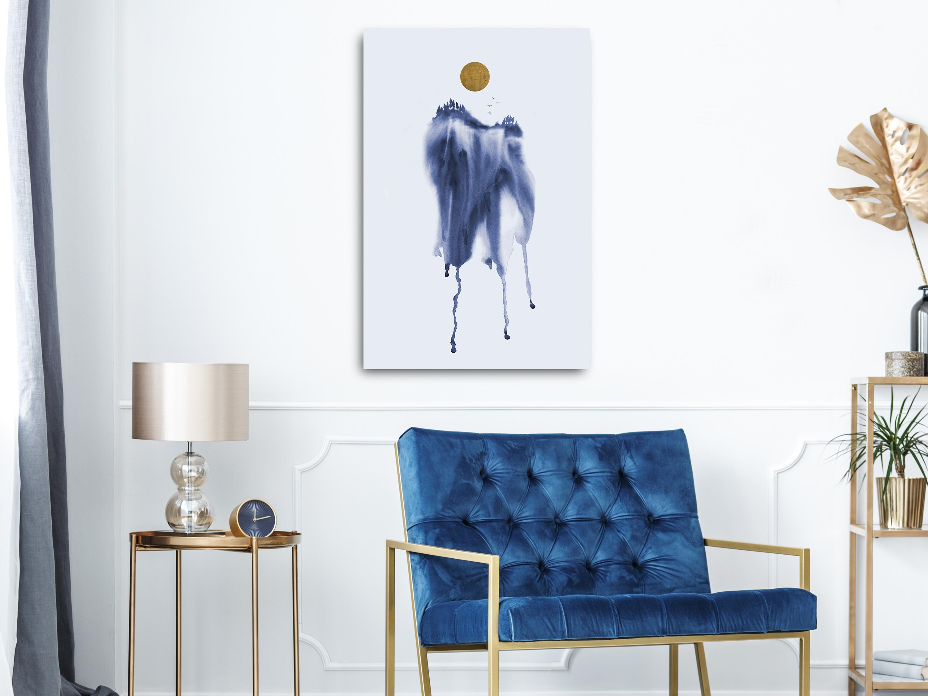 Billede - Watercolour Abstraction (1 Part) Vertical - 80 x 120 cm - Premium Print