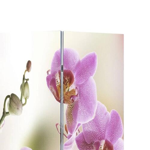 Foldbar rumdeler 160 x 170 blomstermotiv
