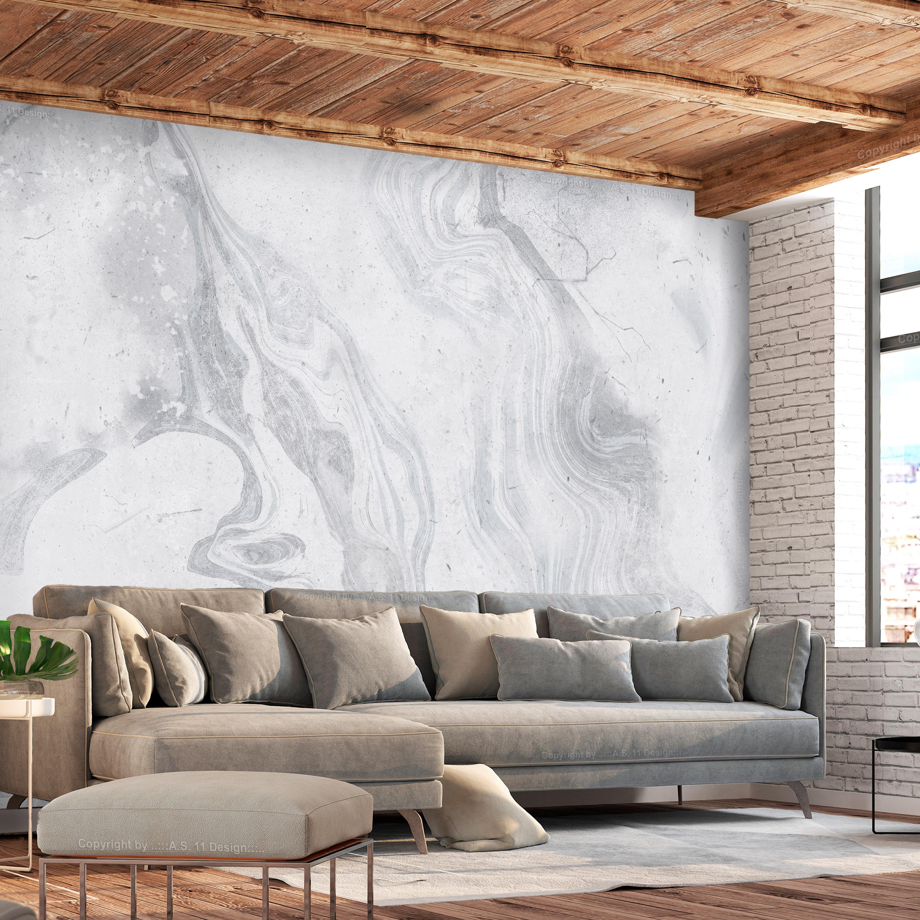 Fototapet - Cloudy Marble - 100 x 70 cm - Standard