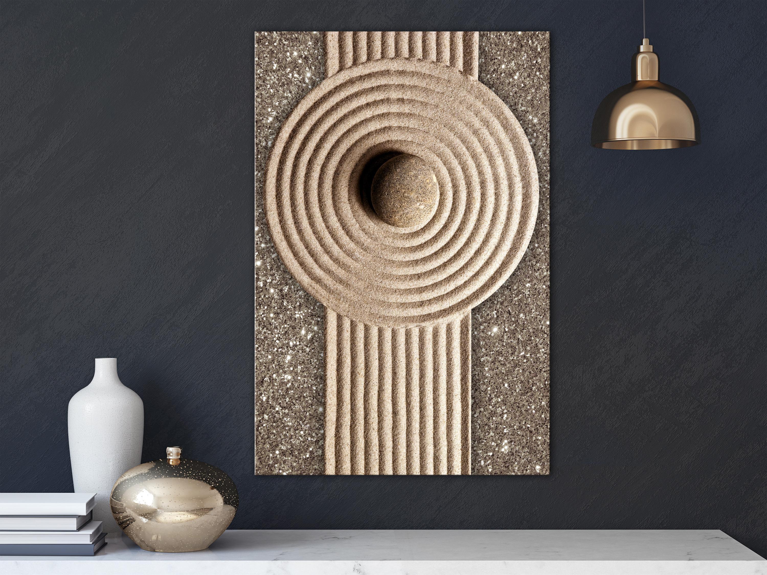 Billede - Energy Flow (1 Part) Vertical - 40 x 60 cm - På italiensk lærred