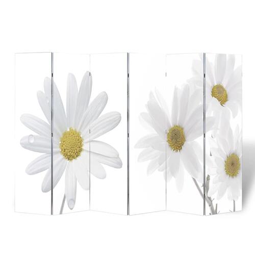 Foldbar rumdeler 217 x 170 blomstermotiv