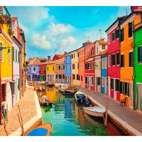 Fototapet - Colorful Canal in Burano