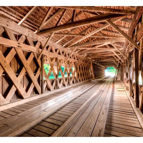 Fototapet - Wooden Bridge