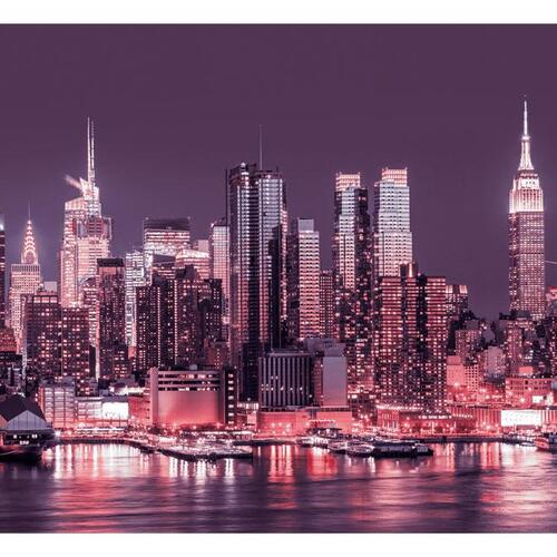 Fototapet - NYC: Purple Nights