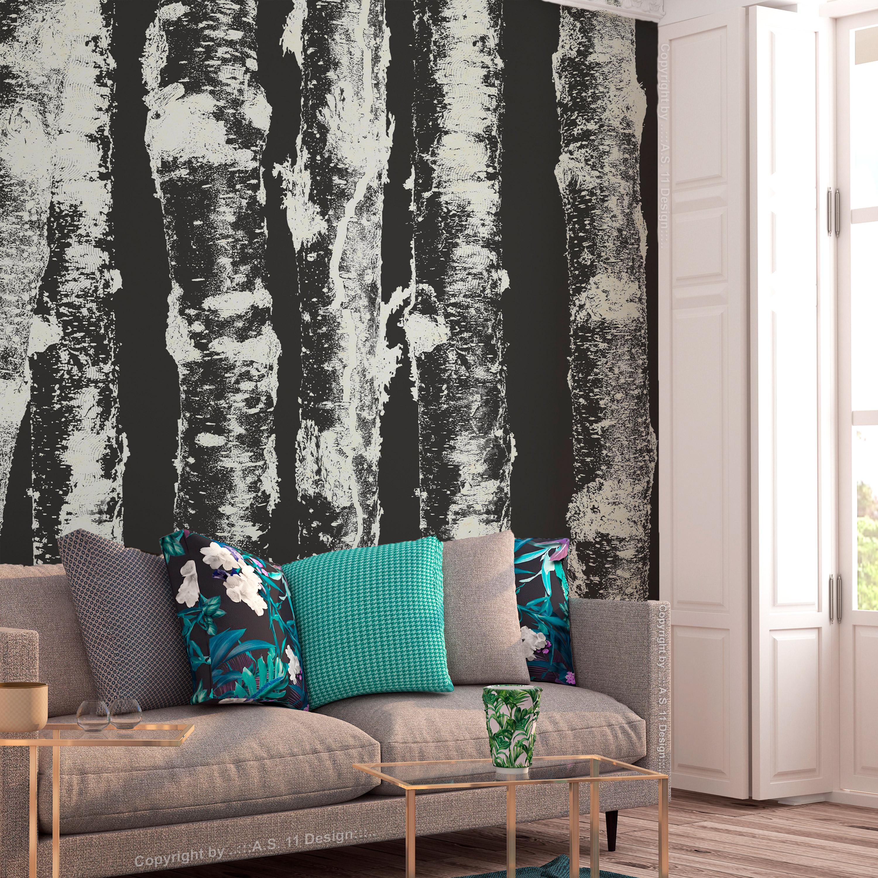 Fototapet - Stately Birches - Second Variant - 300 x 210 cm - Standard