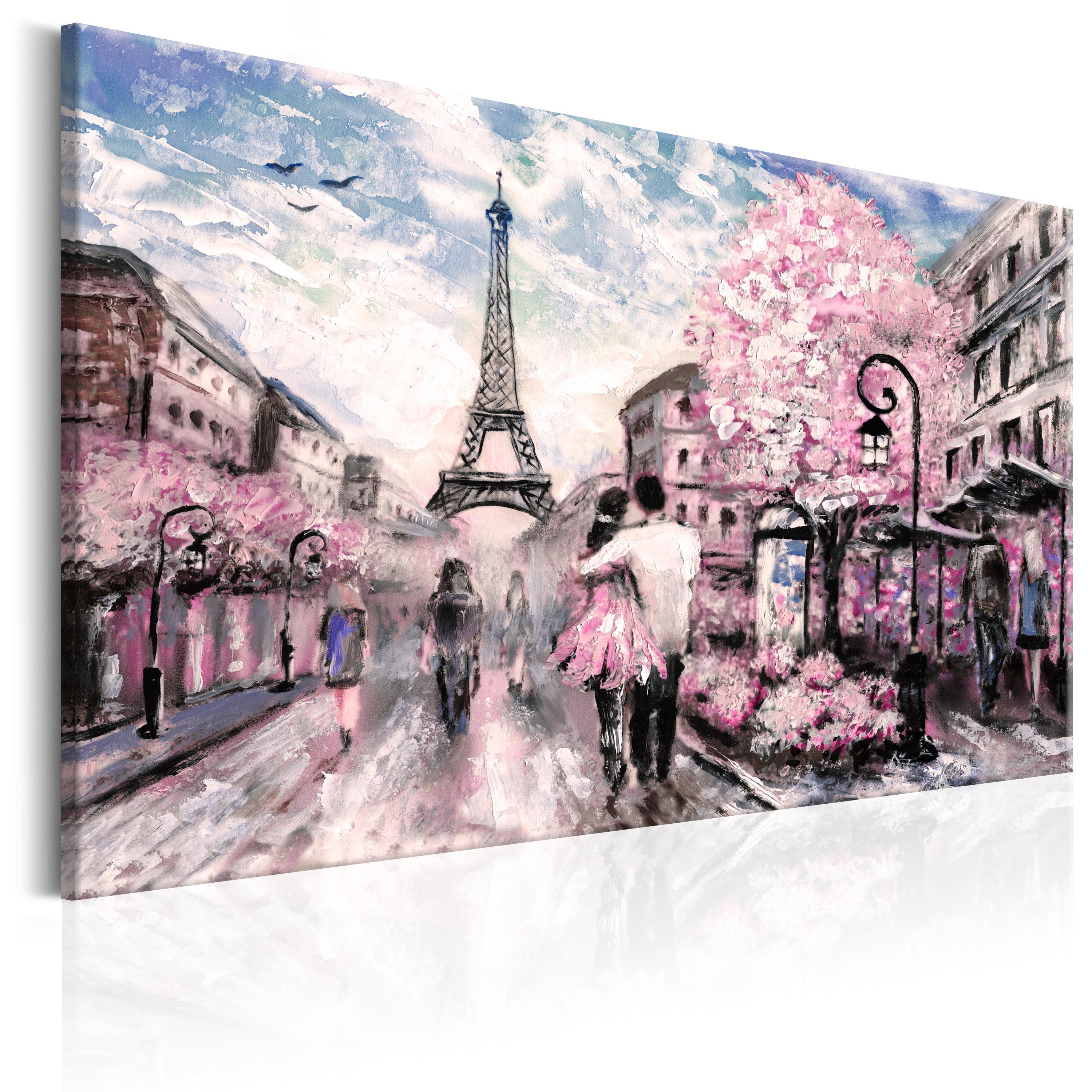 Billede - Pink Paris - 30 x 20 cm - Premium Print