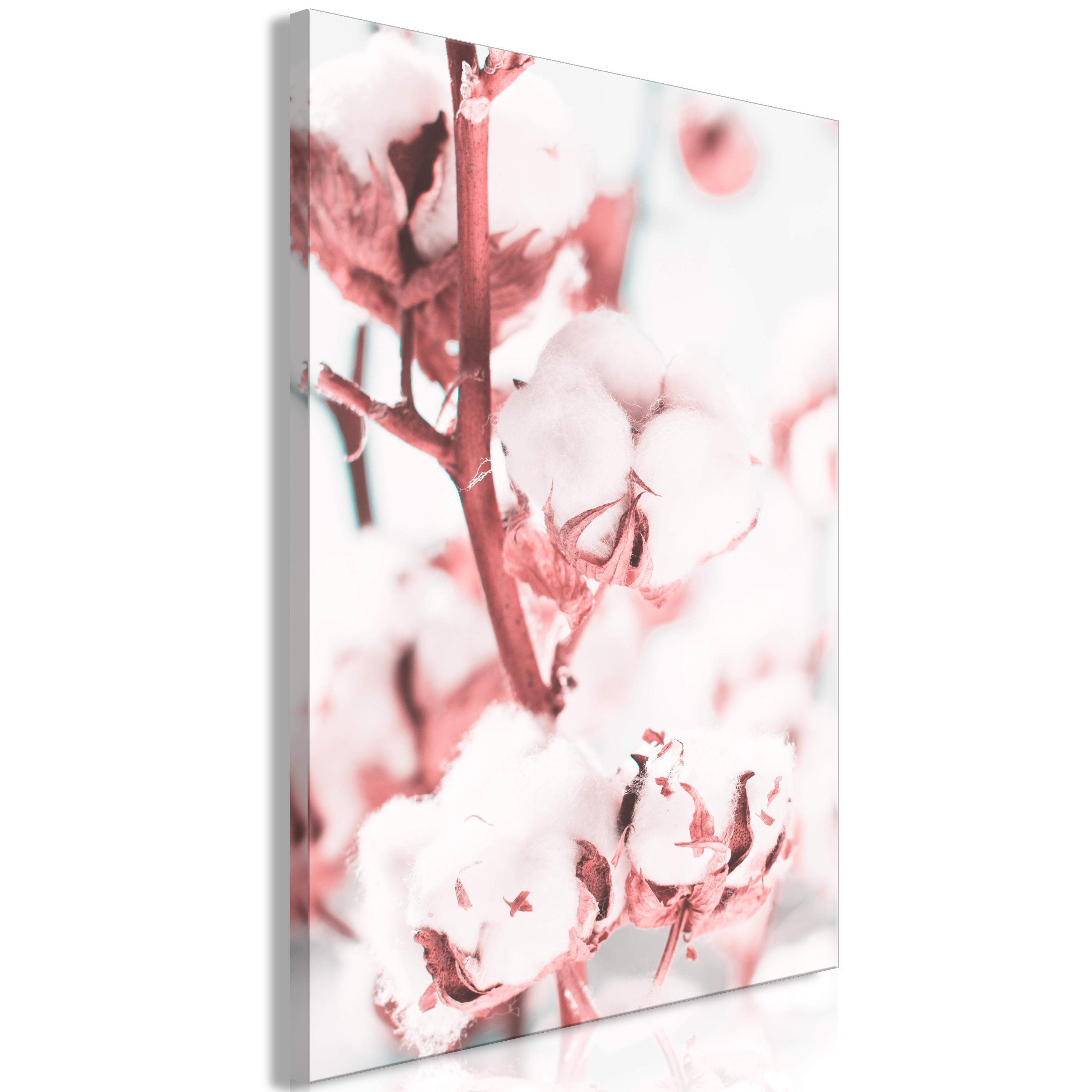 Billede - Blooming Cotton (1 Part) Vertical - 20 x 30 cm - Premium Print