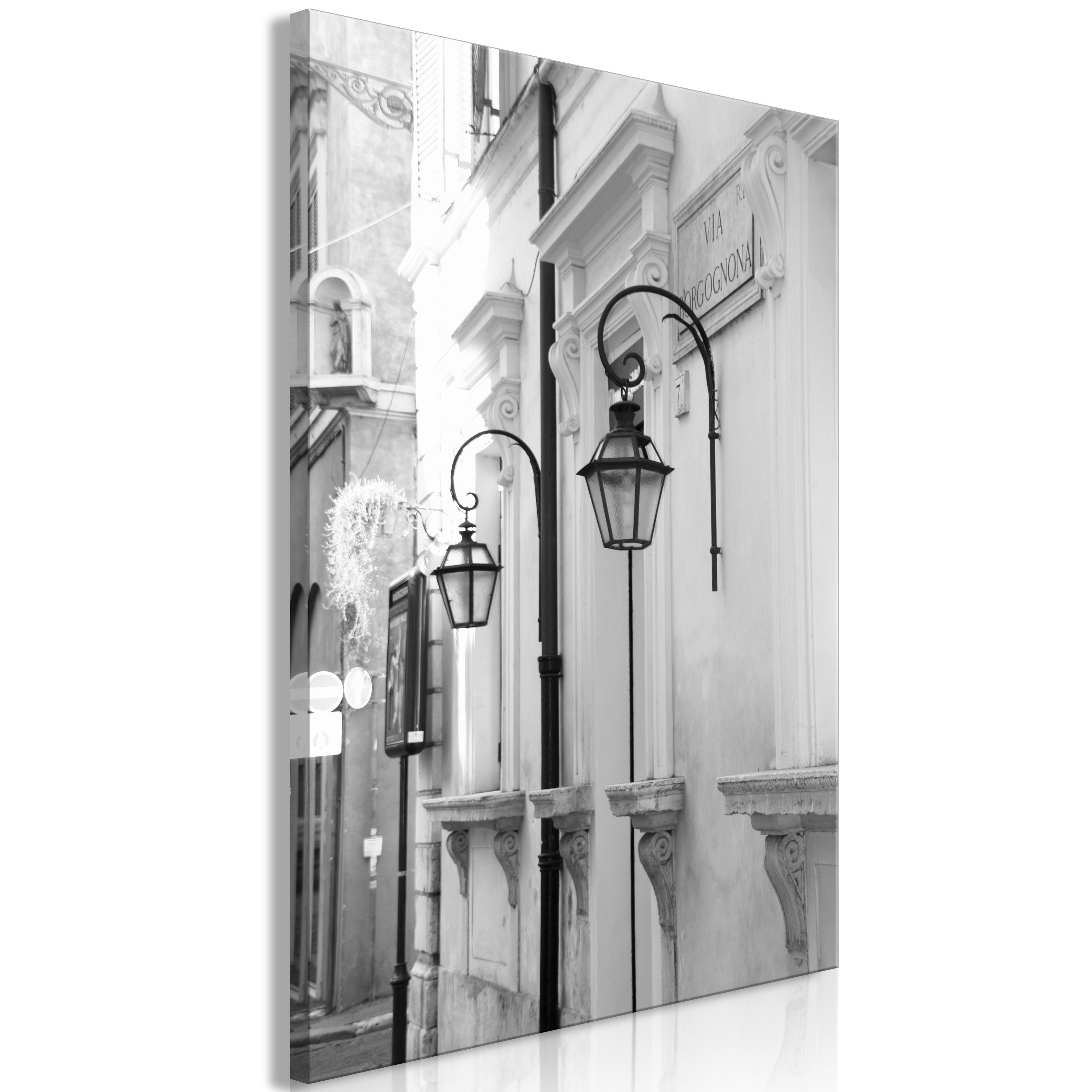 Billede - Street Lamps (1 Part) Vertical - 40 x 60 cm - Premium Print