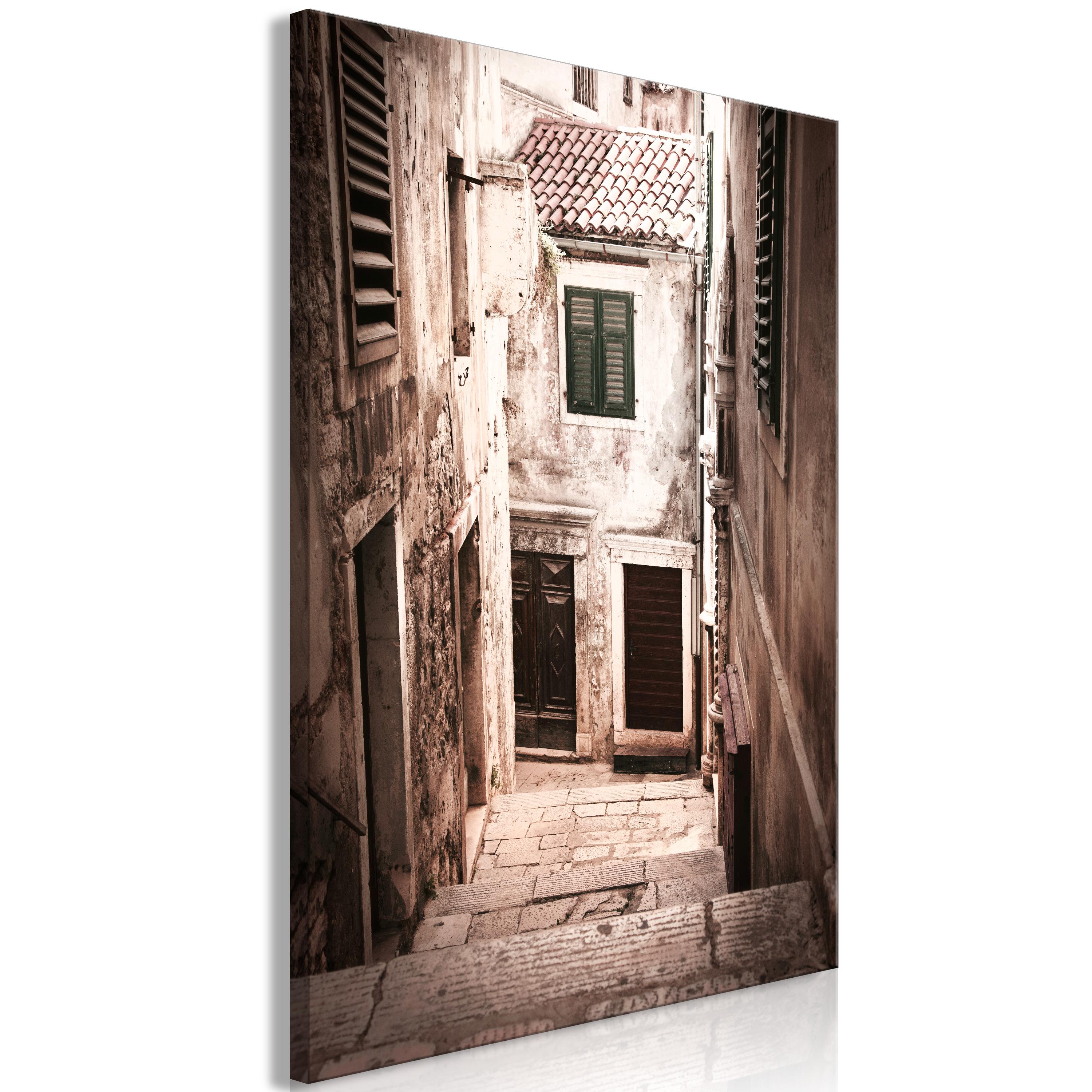 Billede - Retro Alley (1 Part) Vertical - 60 x 90 cm - Standard