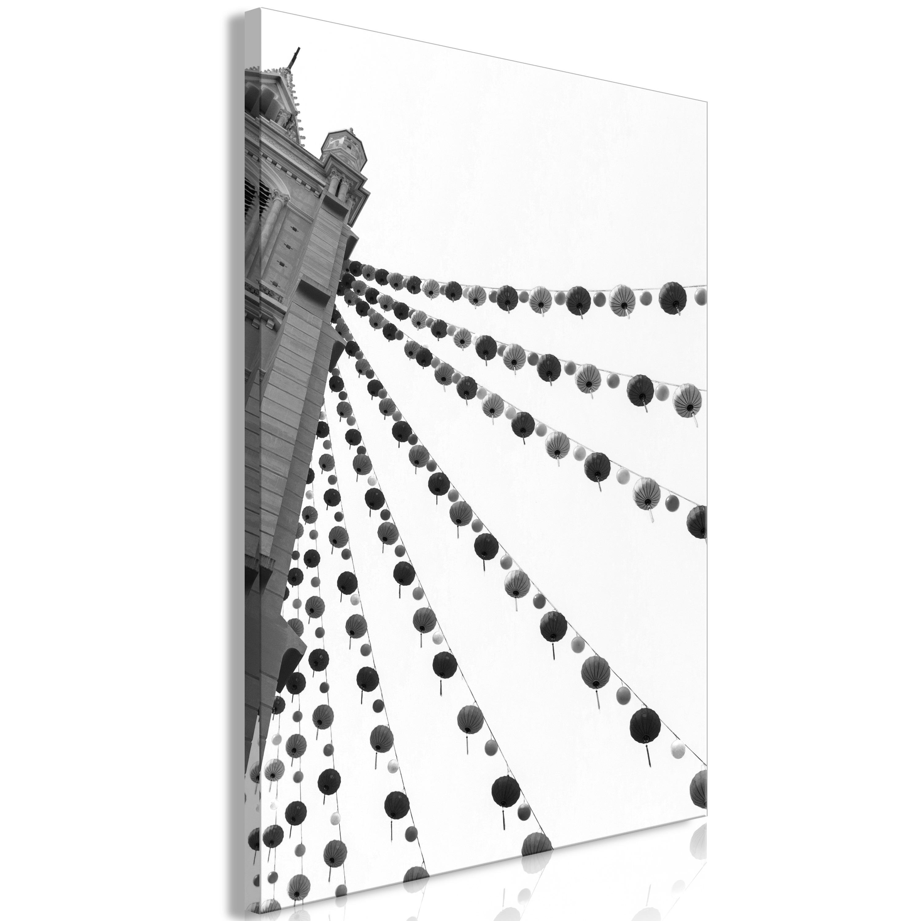 Billede - Joyful Festival (1 Part) Vertical - 80 x 120 cm - På italiensk lærred