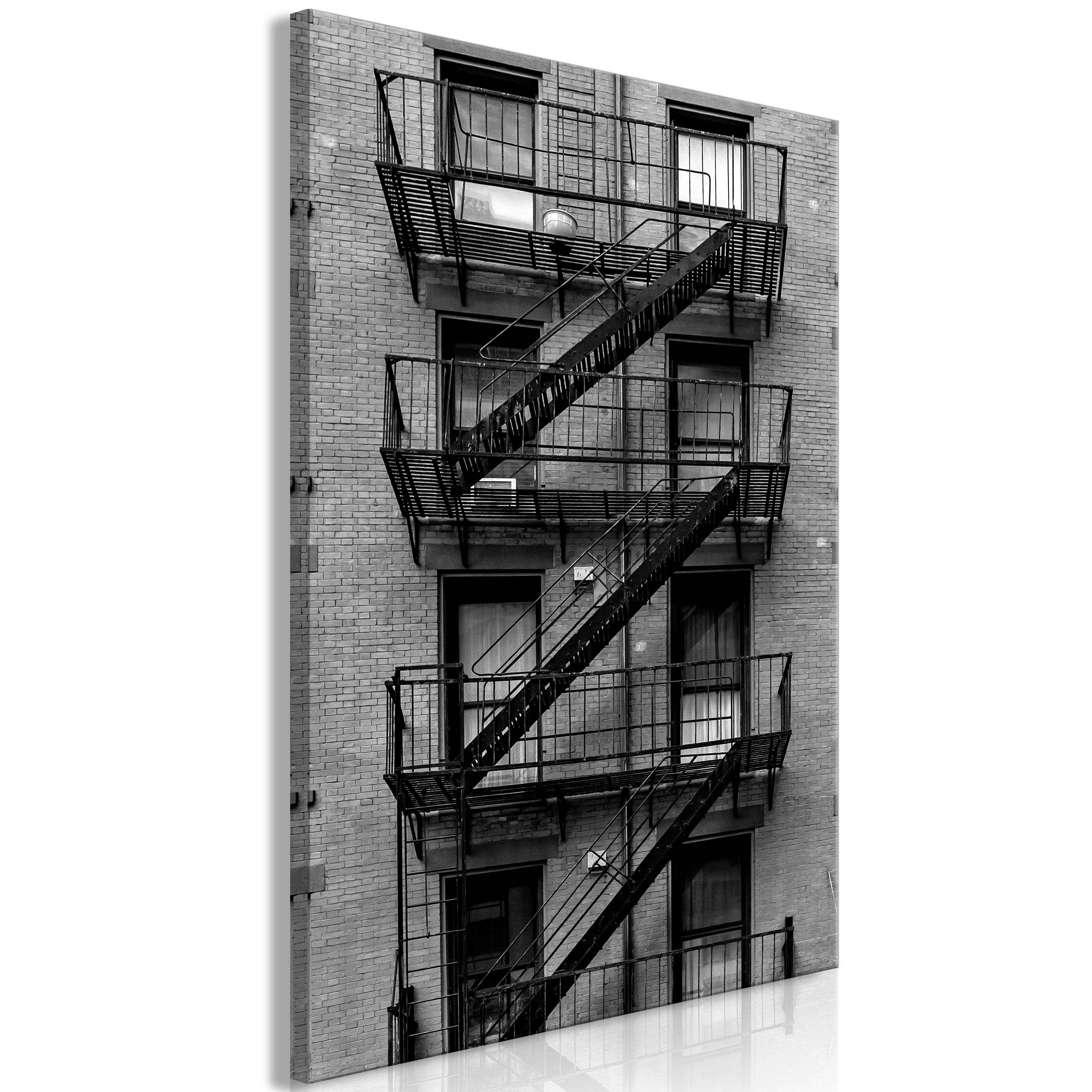 Billede - Emergency Exit (1 Part) Vertical - 60 x 90 cm - Standard