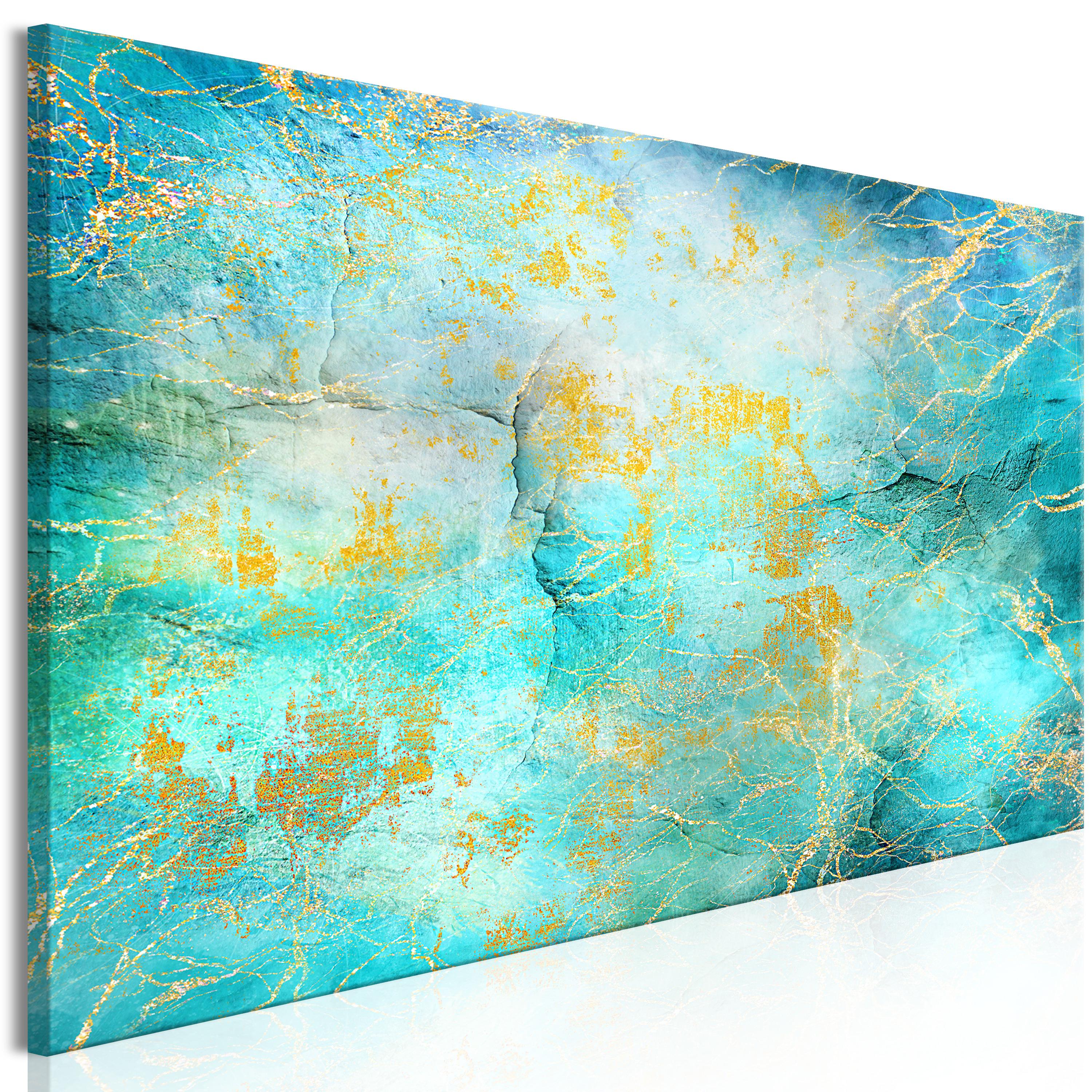 Billede - Emerald Ocean (1 Part) Narrow - 135 x 45 cm - Premium Print