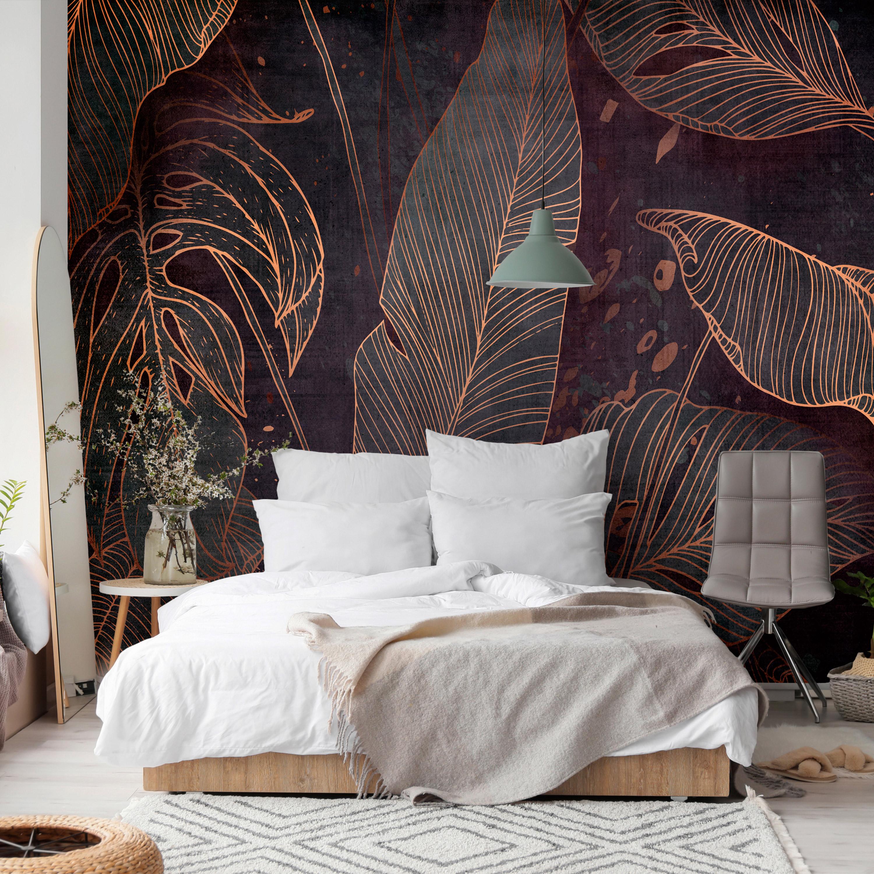 Fototapet - In a Maze of Leaves - Third Variant - 147 x 105 cm - Selvklæbende