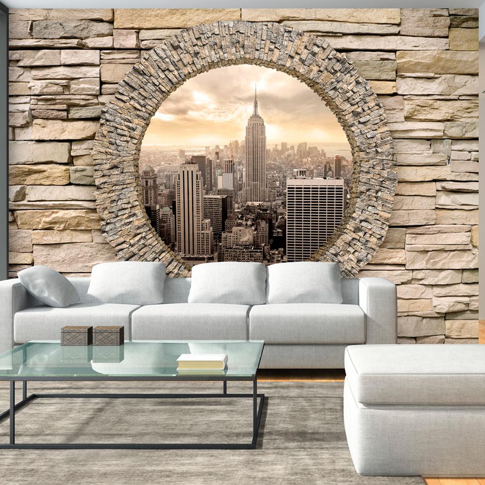 Fototapet - Hidden City - 150 x 105 cm - Standard